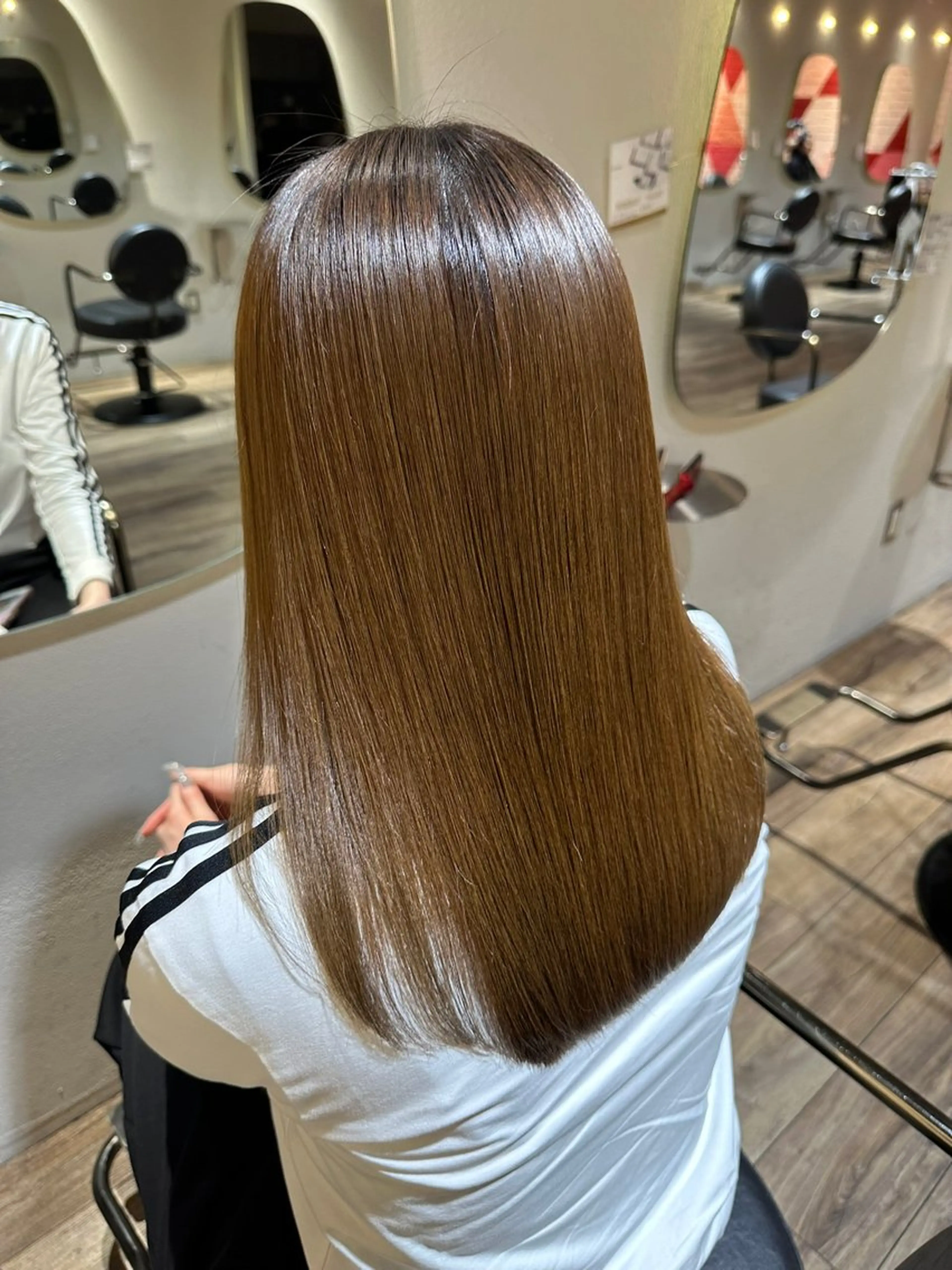 セミロング 縮毛矯正 艶髪/メンズカット takaのヘアスタイル