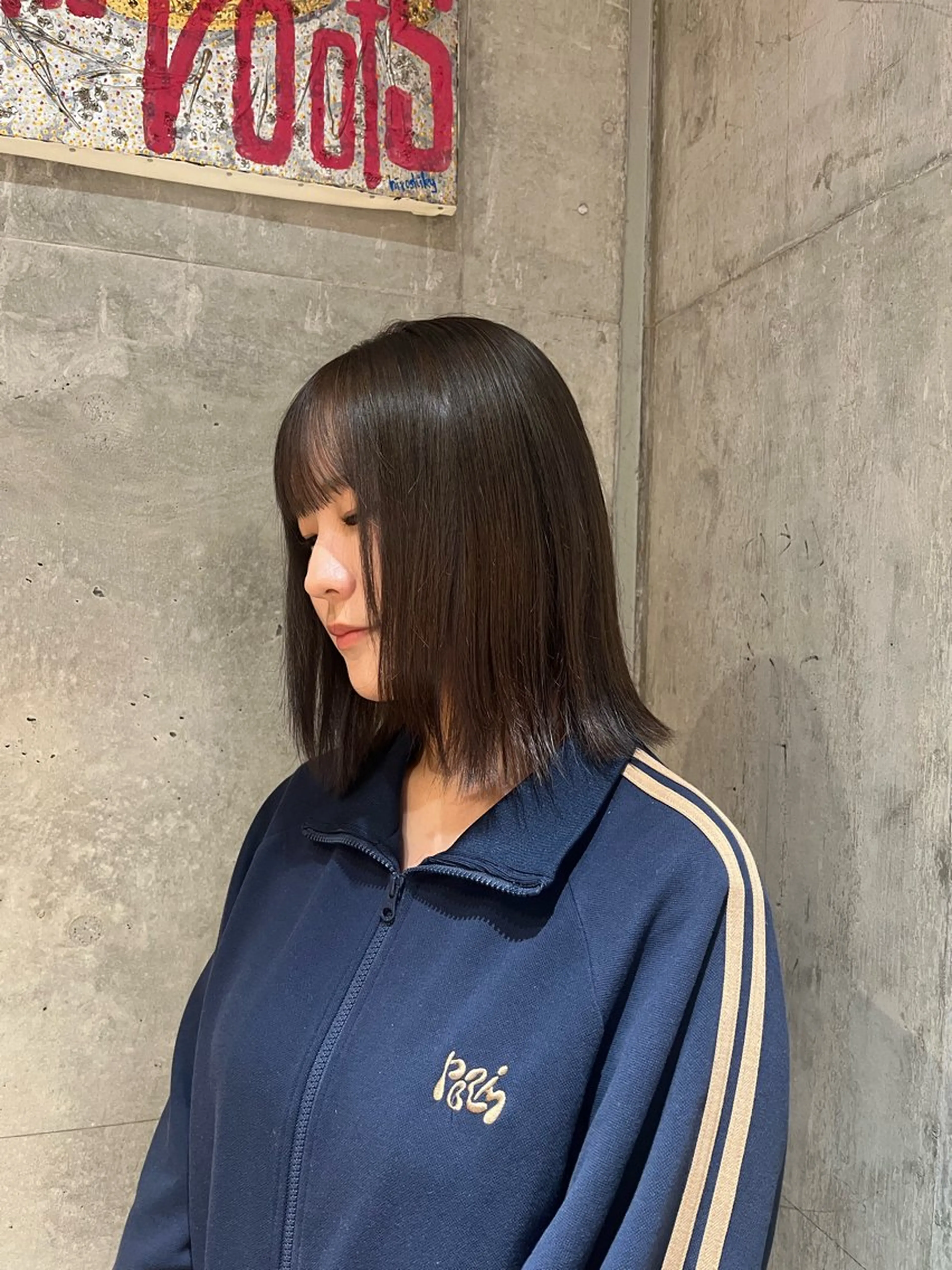 ミディアム canvas. RINOのヘアスタイル