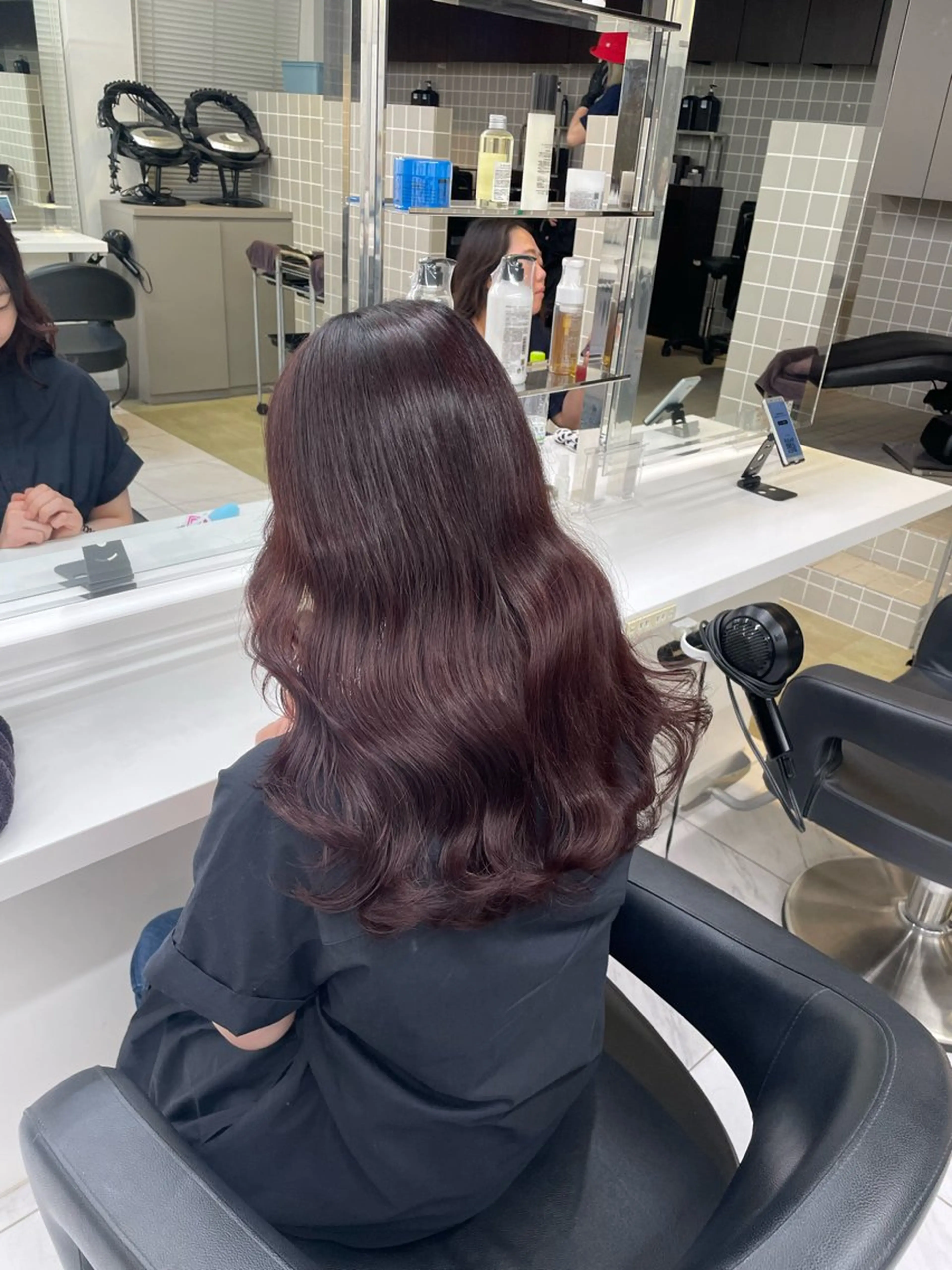 ロング カラー ヘアアレンジ ヘアカラー トリートメント ヘアセット 💗横浜美容室 💗HARUNAのヘアスタイル