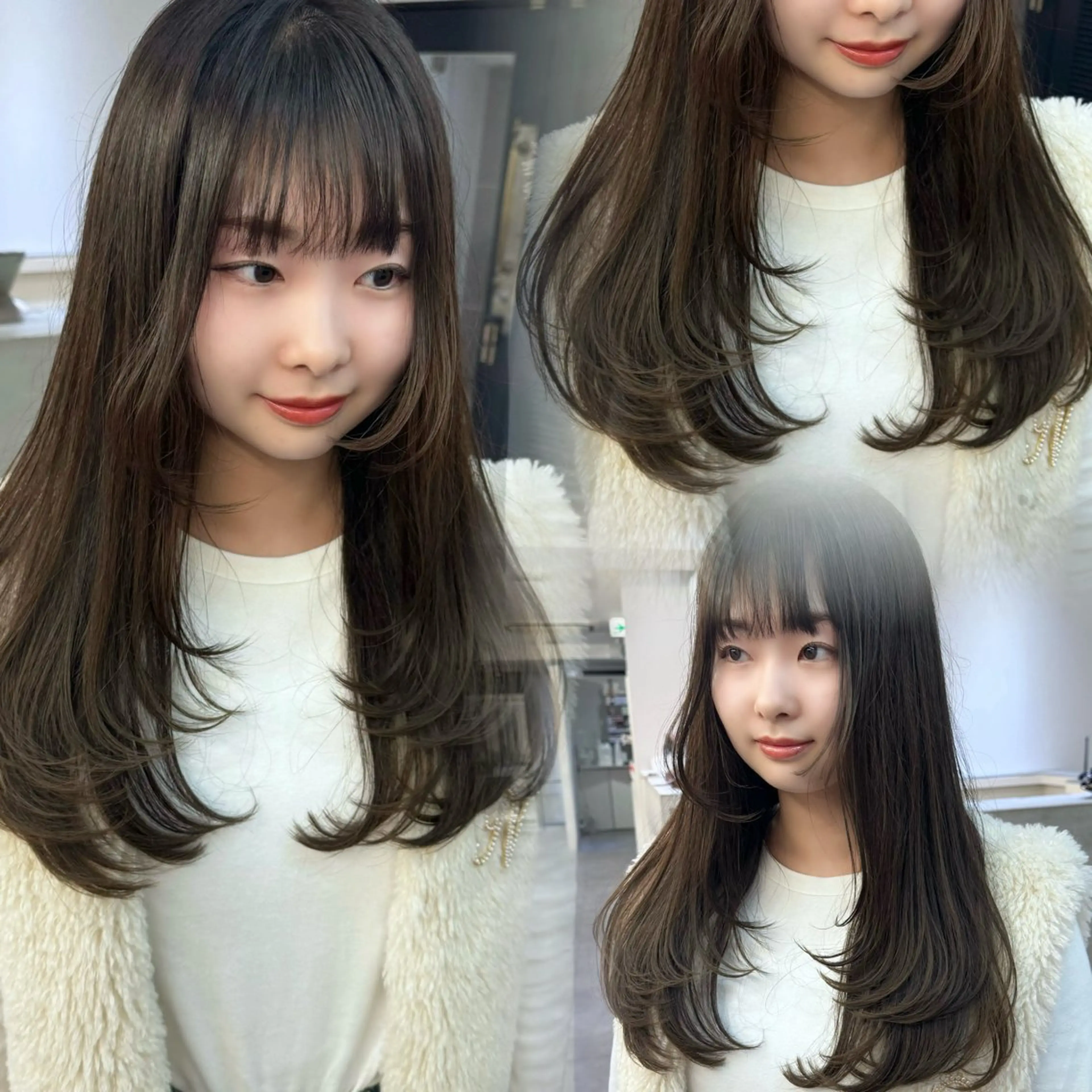 顔まわり髪質改善＋顔まわりカットの写真