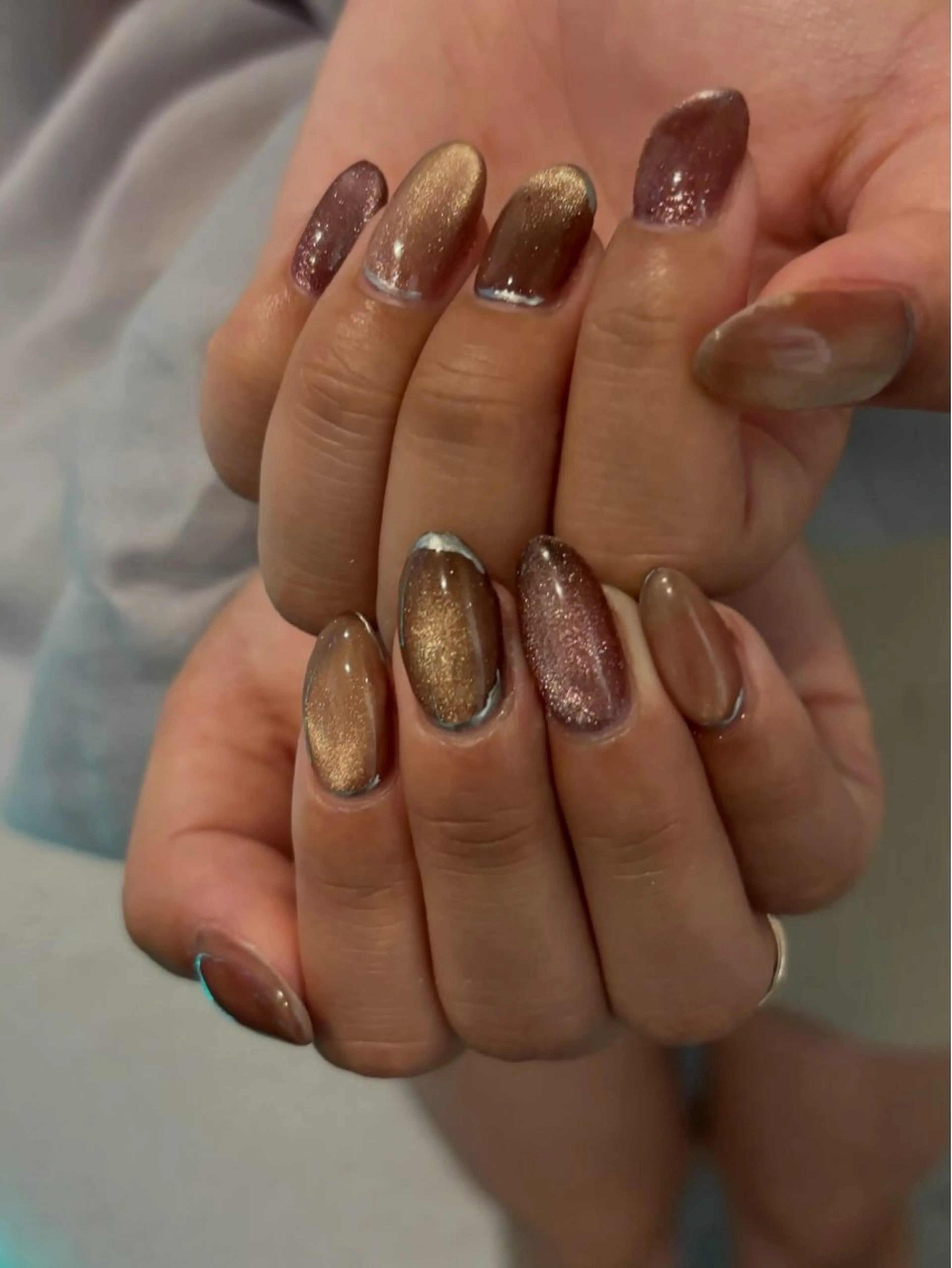 ネイル マグネットネイル ハンドネイル さやか 堺筋本町/本町サロンのネイルデザイン