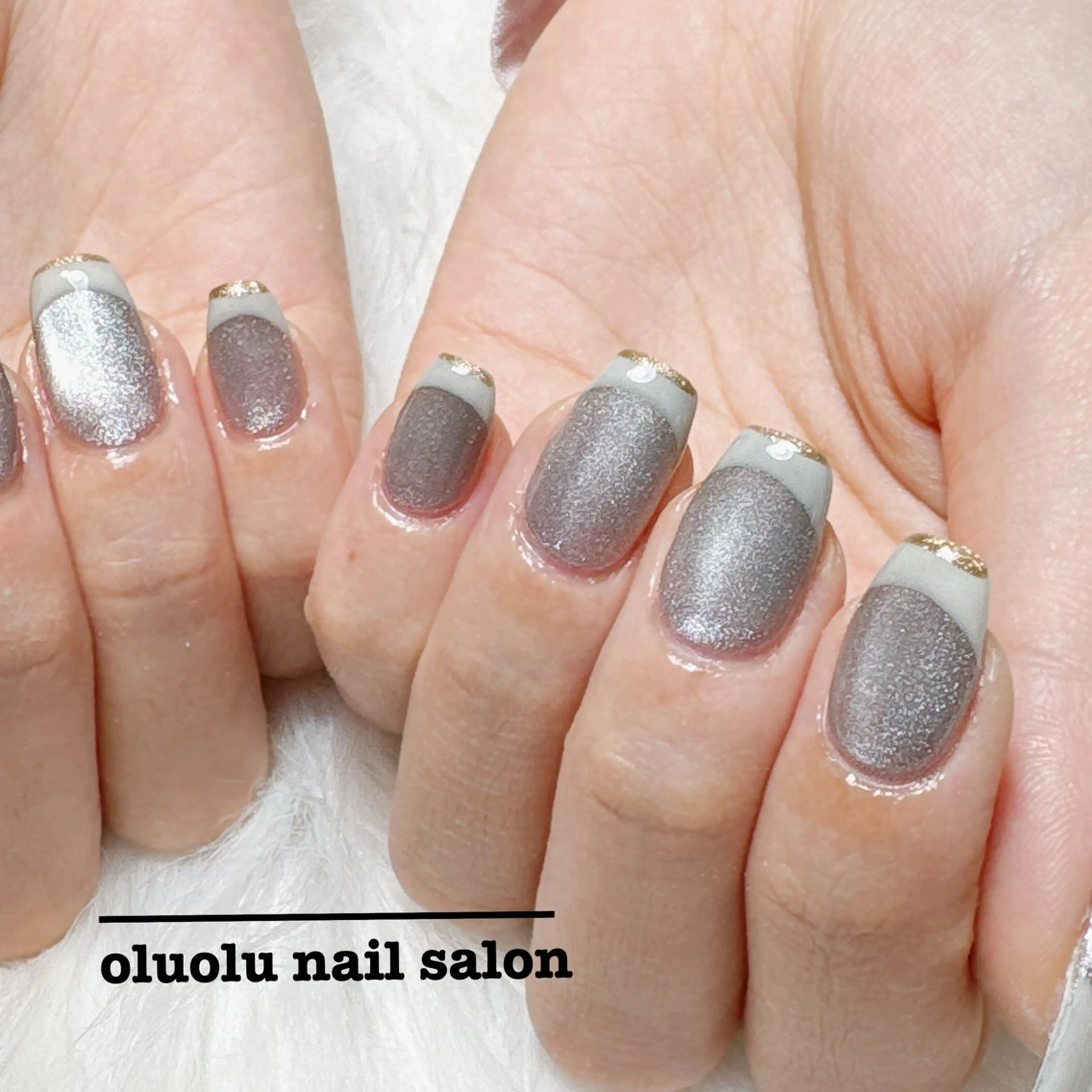 ネイル マグネットネイル oluolu nailsalonのネイルデザイン