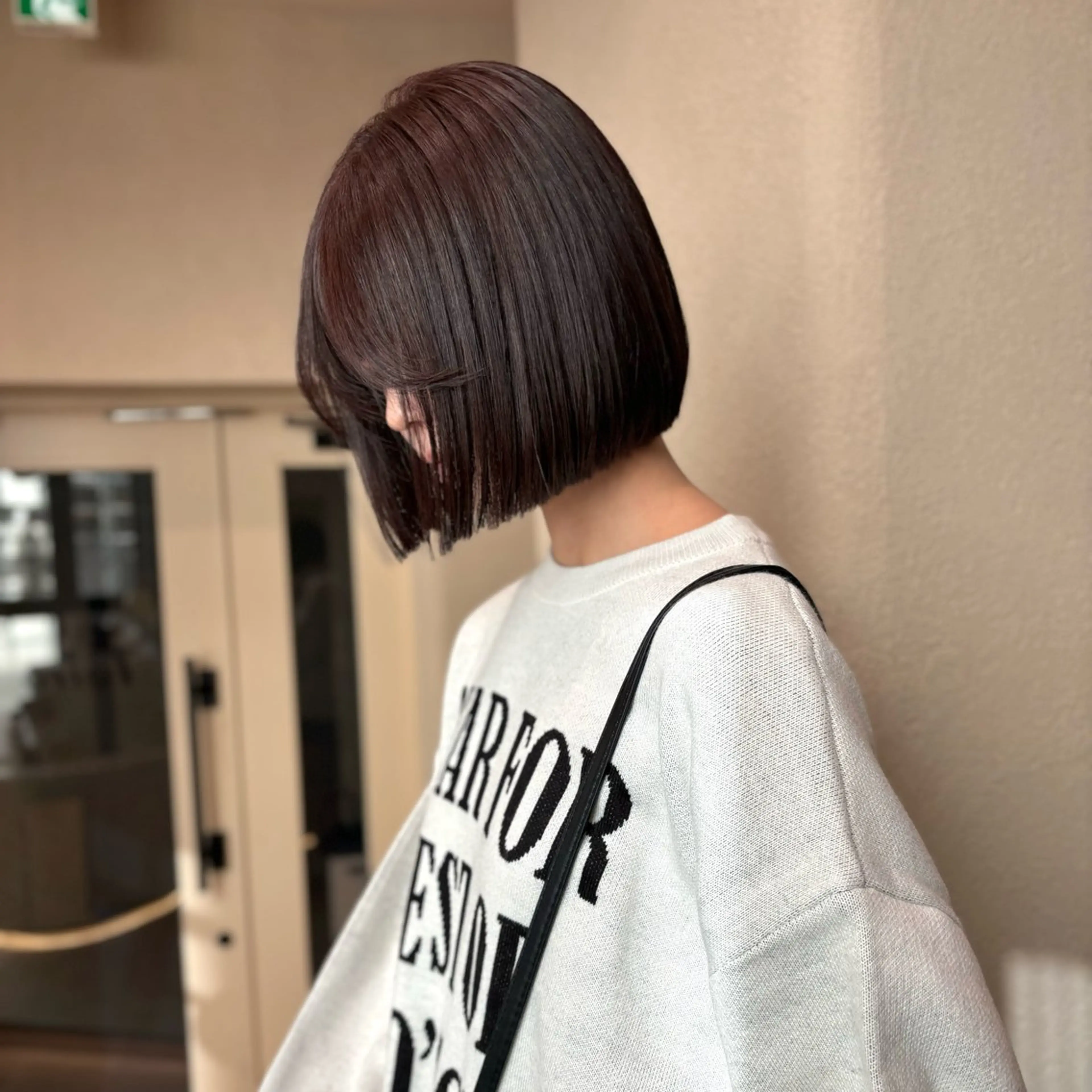 ショート カラー カット ヘアカラー トリートメント 🌼ボブ.暖色 🌼浅井 遥のヘアスタイル