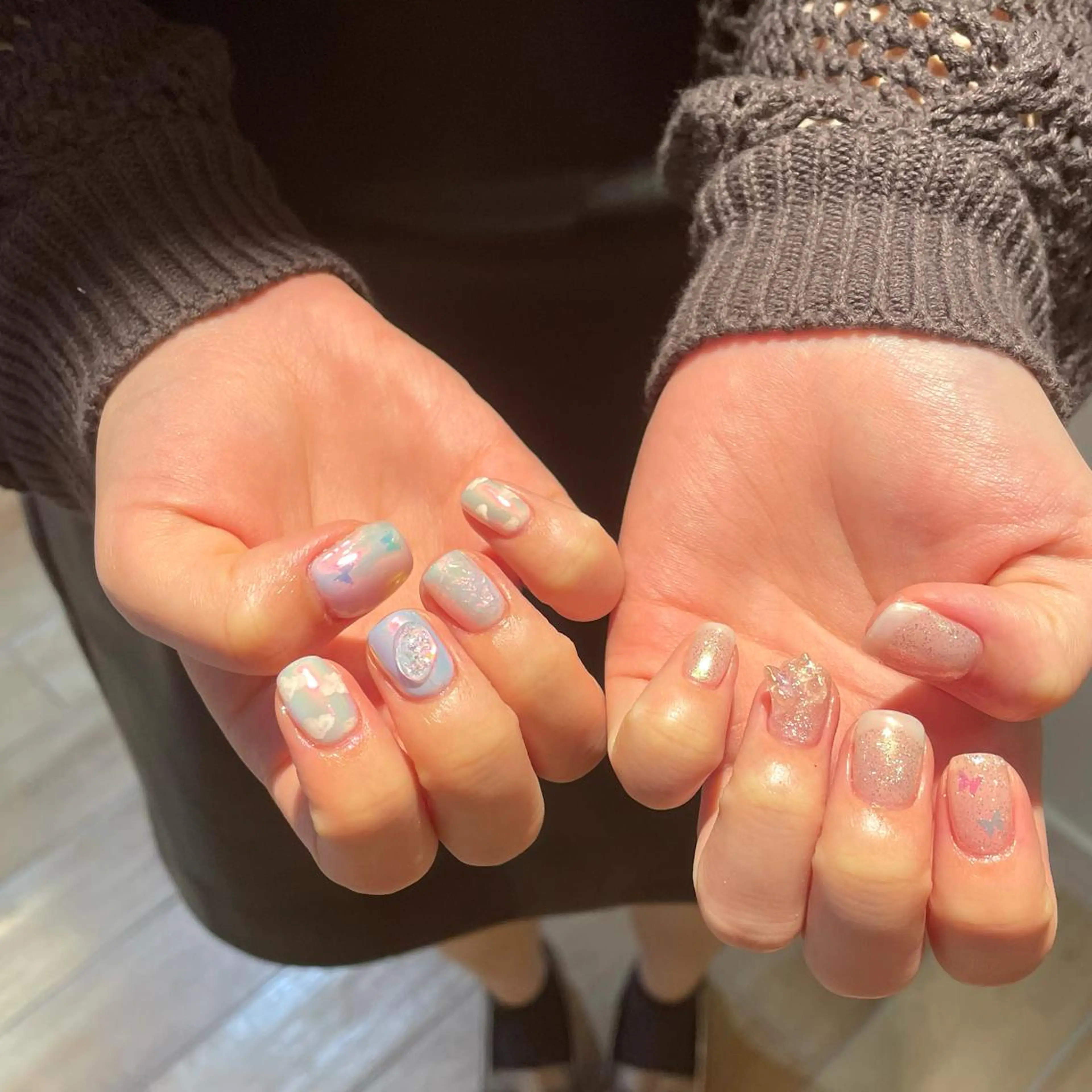 ネイル ハンドネイル 新井 ひなののネイルデザイン