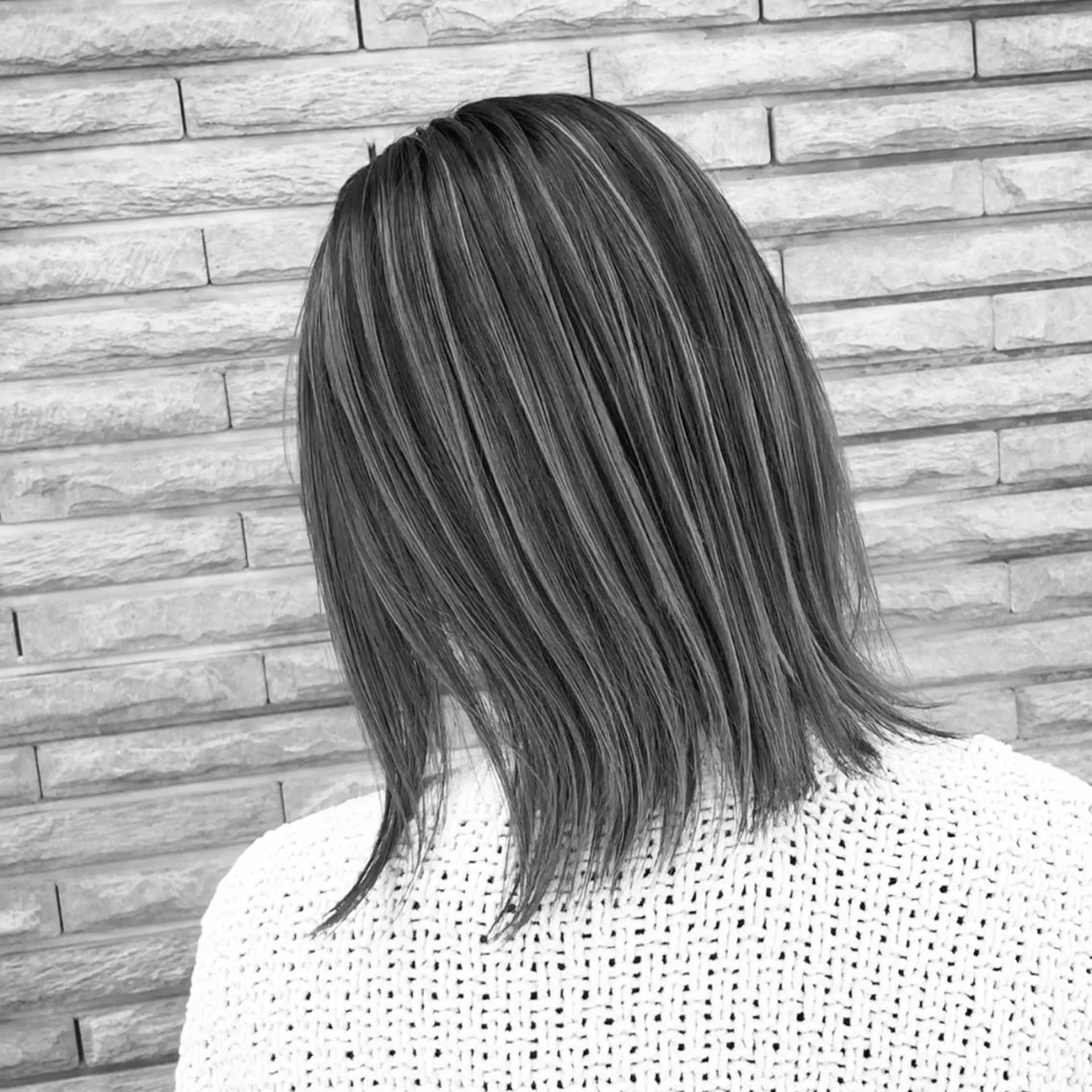 ミディアム カラー バレイヤージュ ブリーチ デザインカラー ハイライトカラー 外国人風カラー アンドウ ユウ/ レイヤーカット/韓国のヘアスタイル