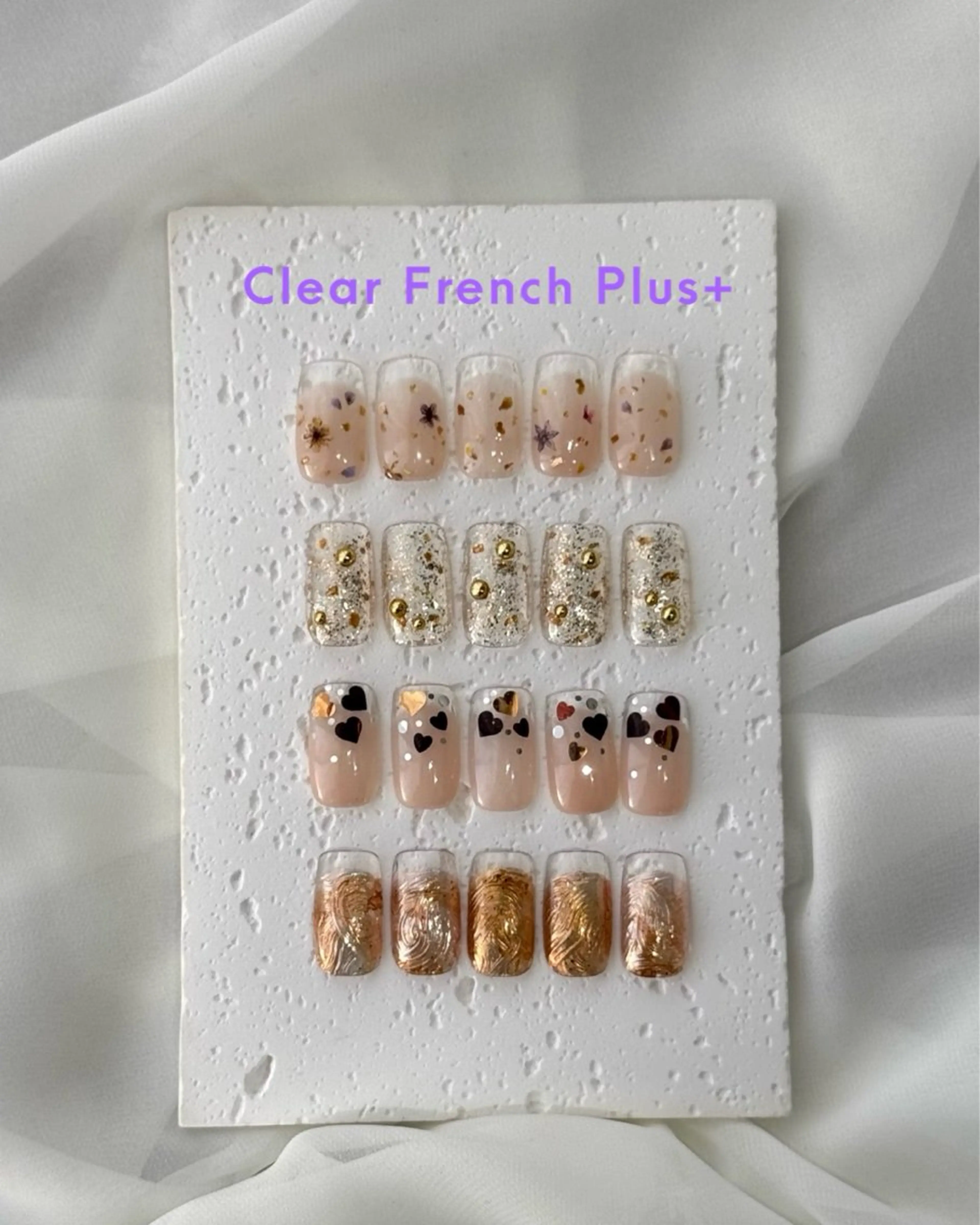 クリアフレンチplus⛄️💅🏻(オフなし)の写真