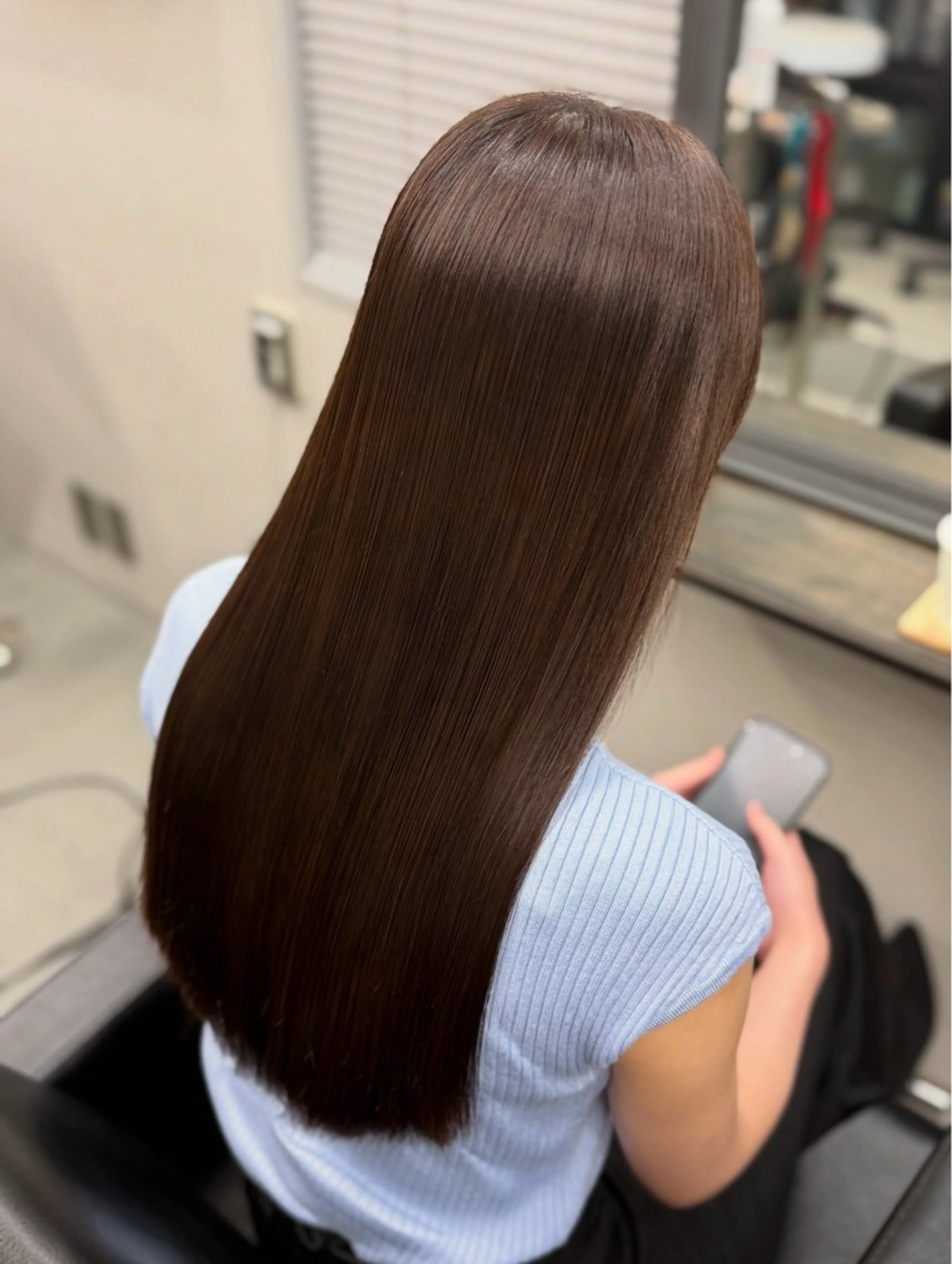 ロング カラー カット ヘアカラー 縮毛矯正 XYZ新宿所属・縮毛矯正/韓国 /店長/KANATOのヘアスタイル