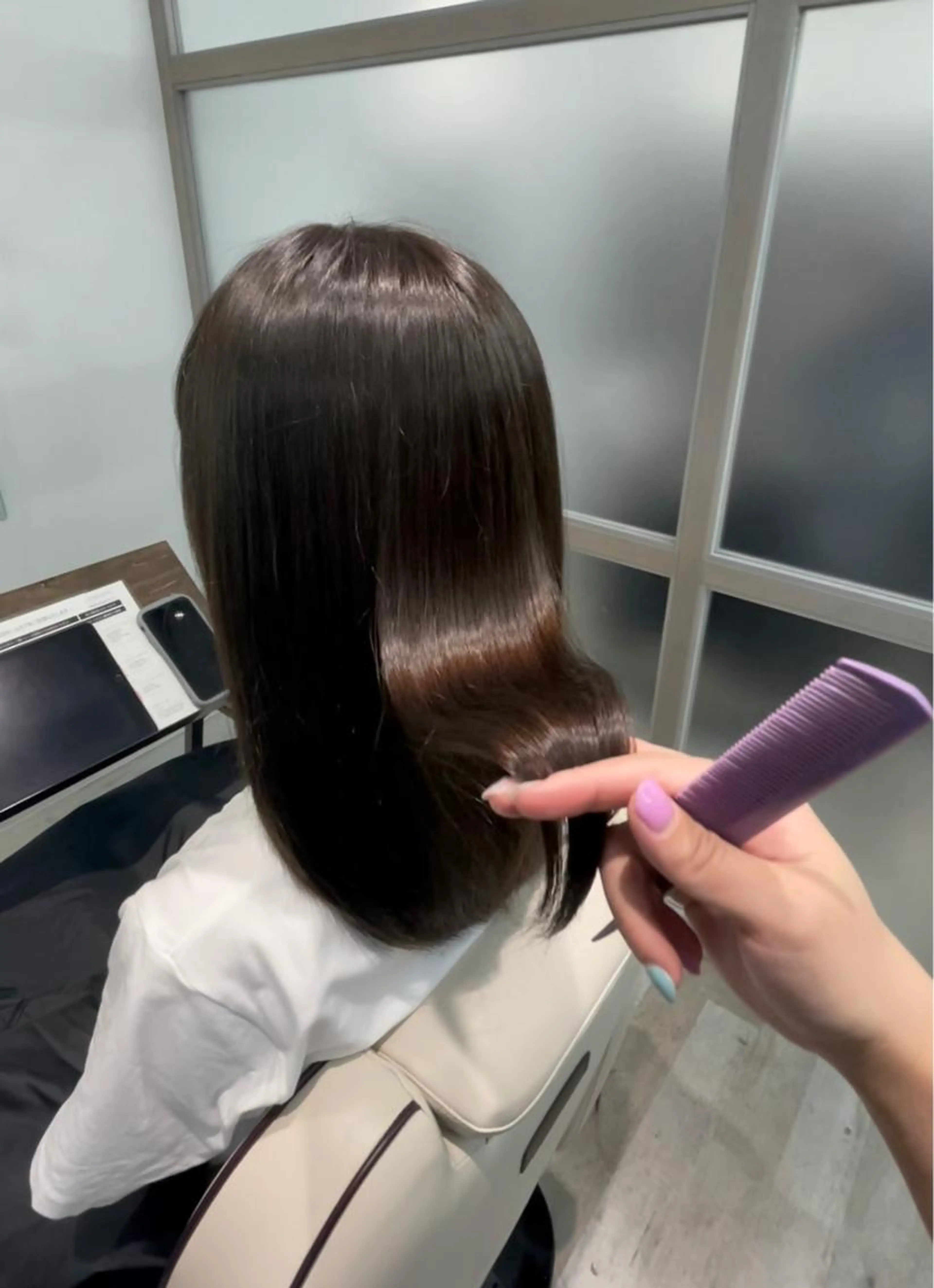 カラー+酸熱メテオトリートメントの写真