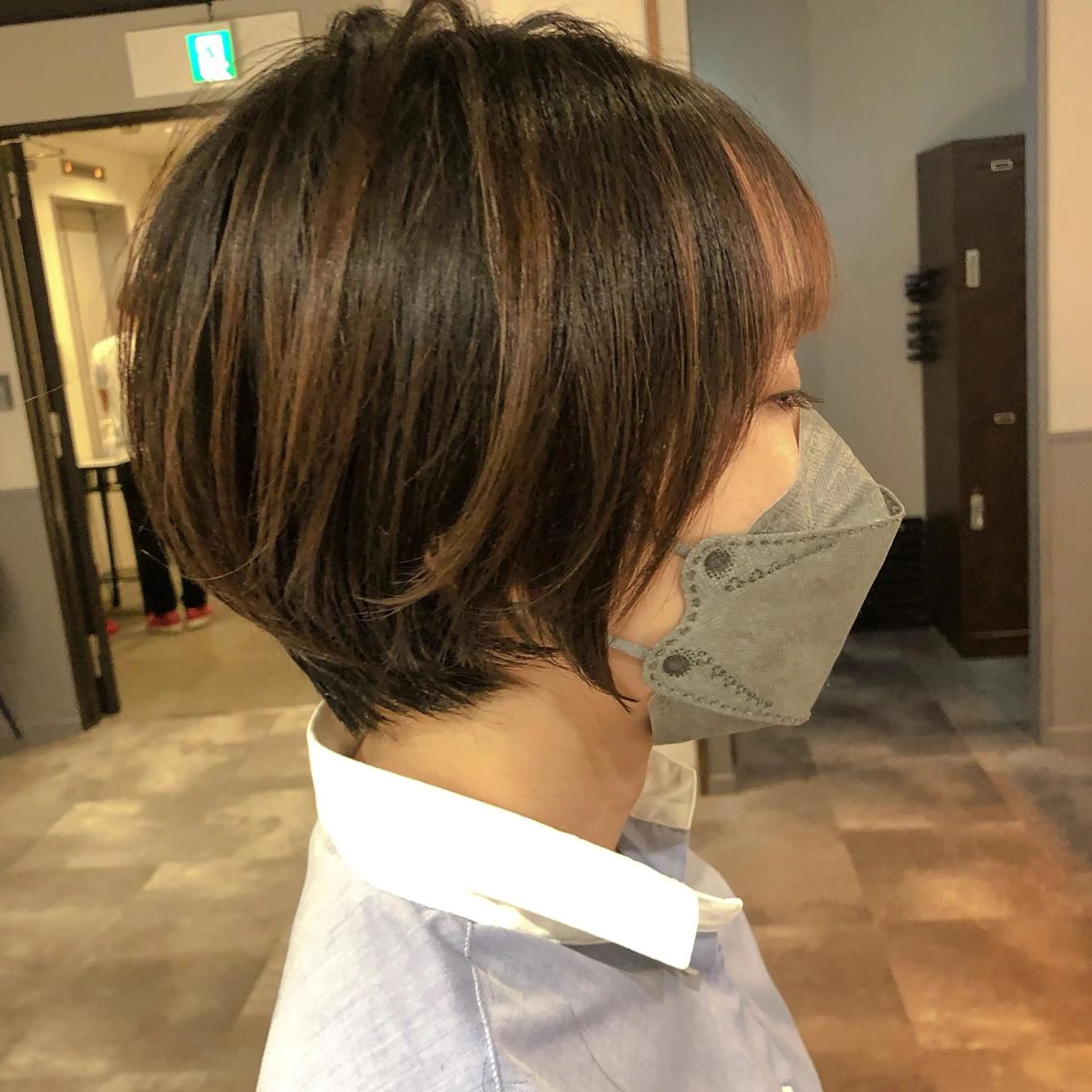 ショート カラー カット ヘアカラー トリートメント ショート・ボブ🍎 ナカノユウキのヘアスタイル