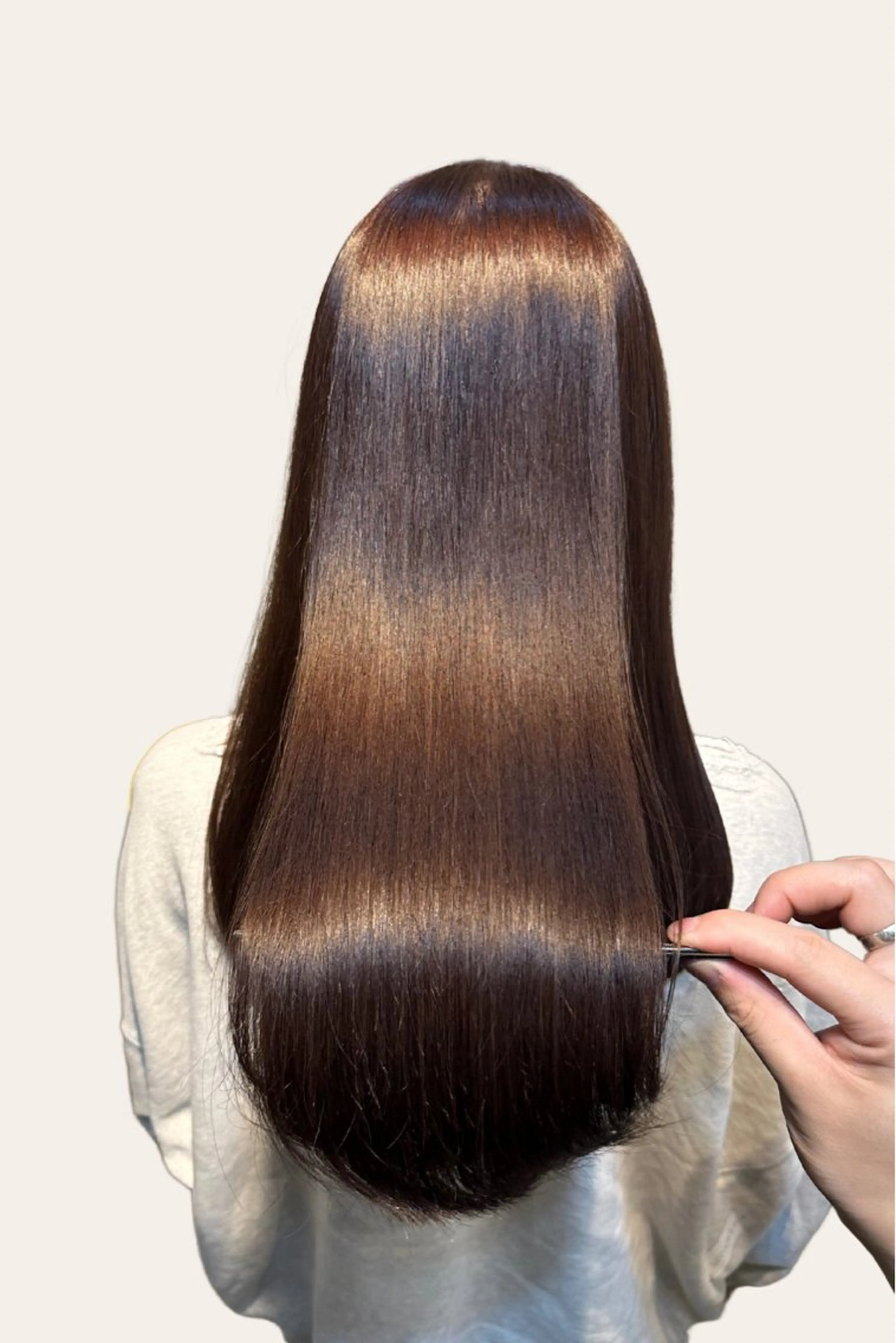 【高発色×艶感】カット+フルカラー+バイカルテ髪質改善トリートメントの写真