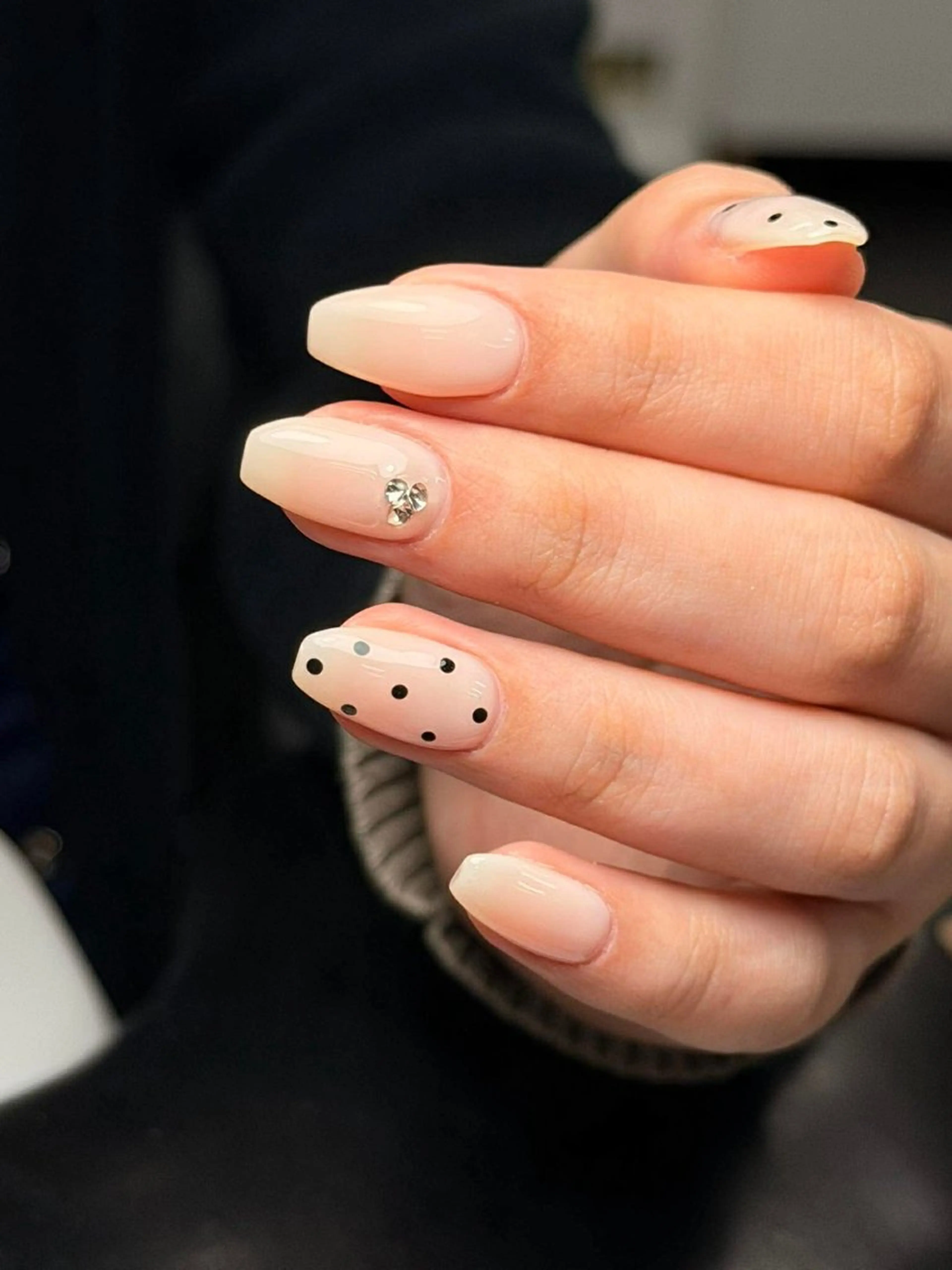 ネイル シンプルネイル ネイルチップ SORA ANA.CHUOのネイルデザイン