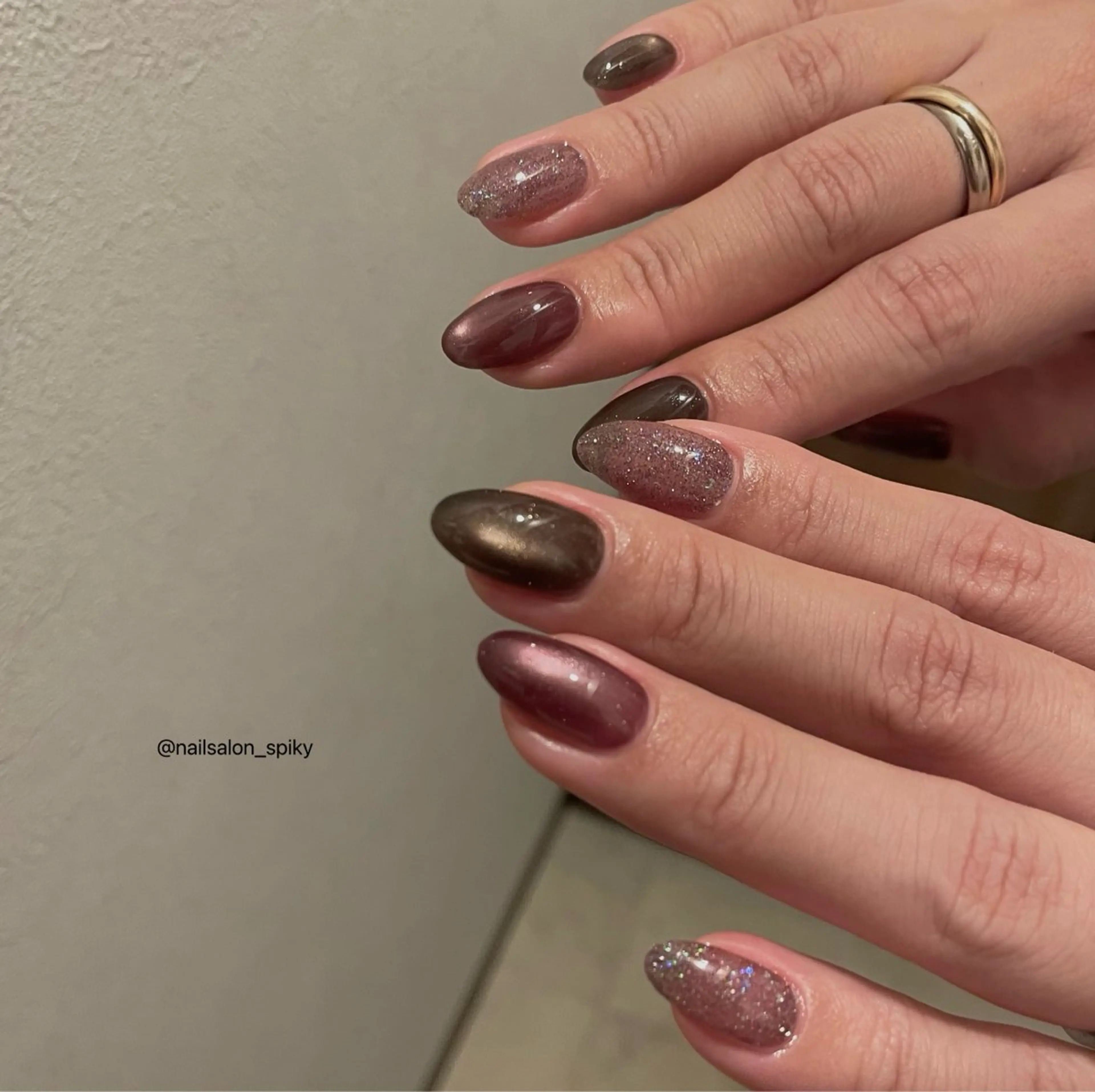 ネイル ハンドネイル Spiky とうげ ふうかのネイルデザイン