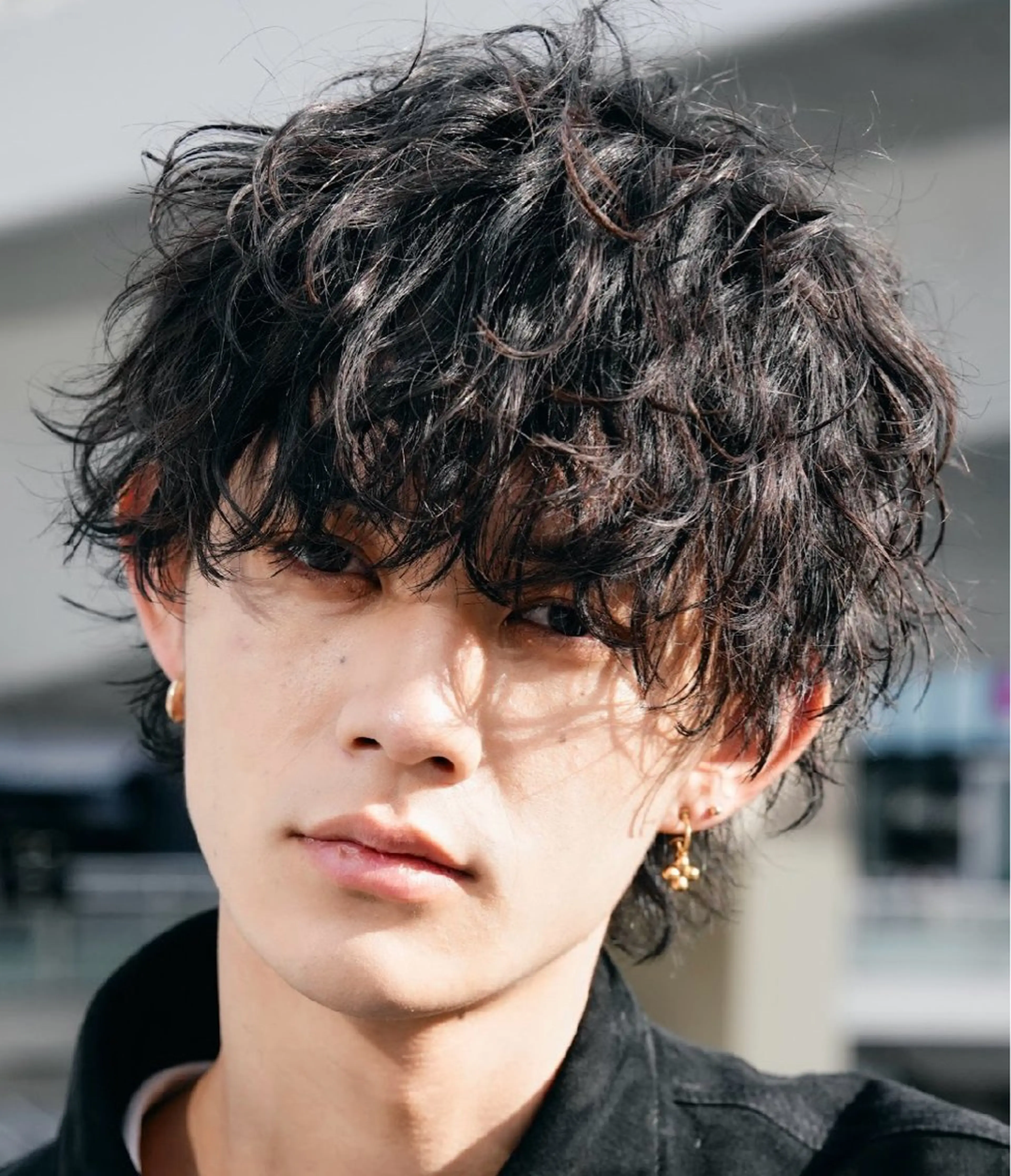 パーマ メンズ センターパート マッシュ メンズパーマ プードルパーマ メンズツイストパーマ カット パーマ トリートメント 仙台フェザーパーマ/ fifth/遠藤楓雅のヘアスタイル