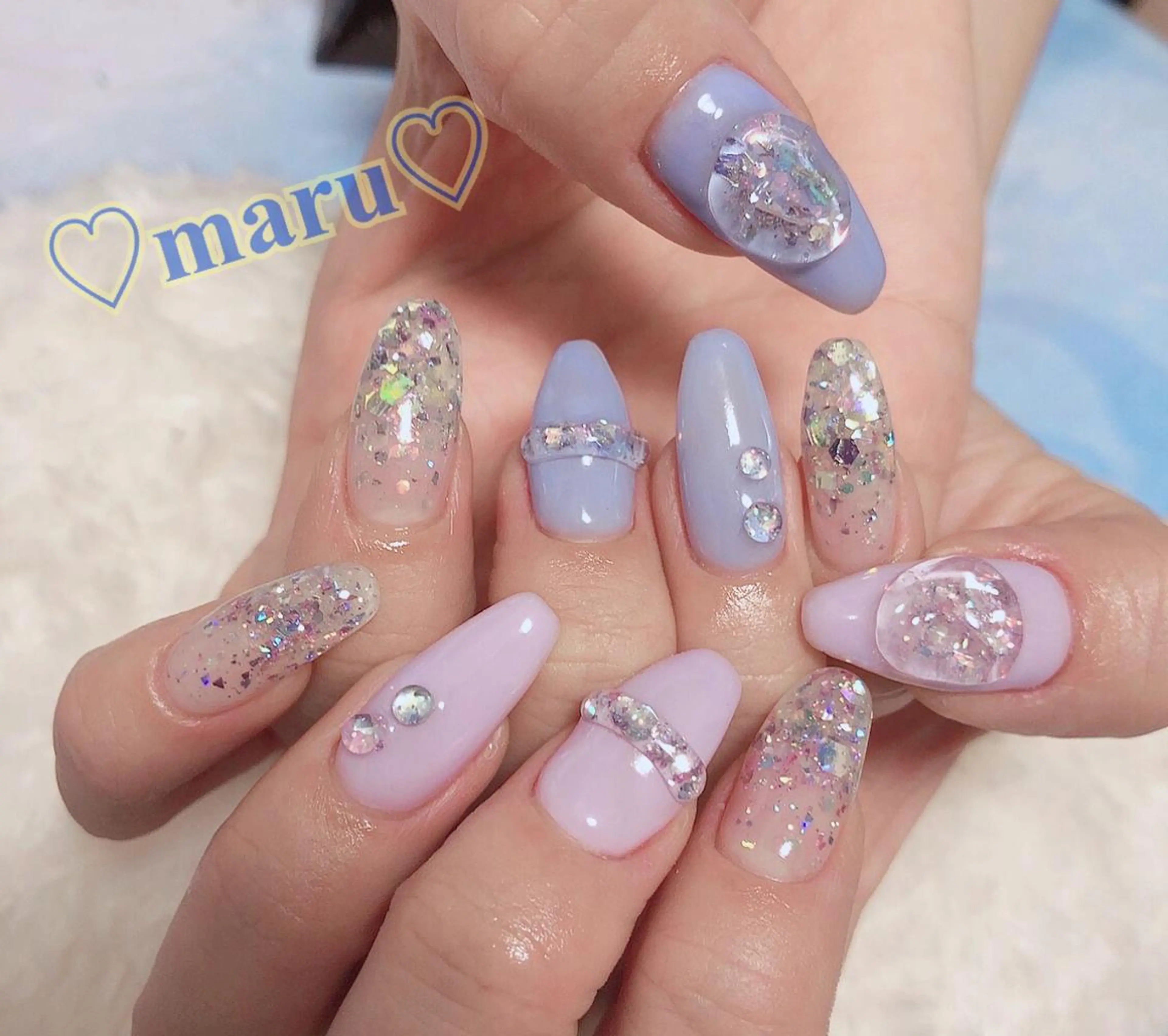 ネイル ハンドネイル フットネイル まるみ ♡のネイルデザイン