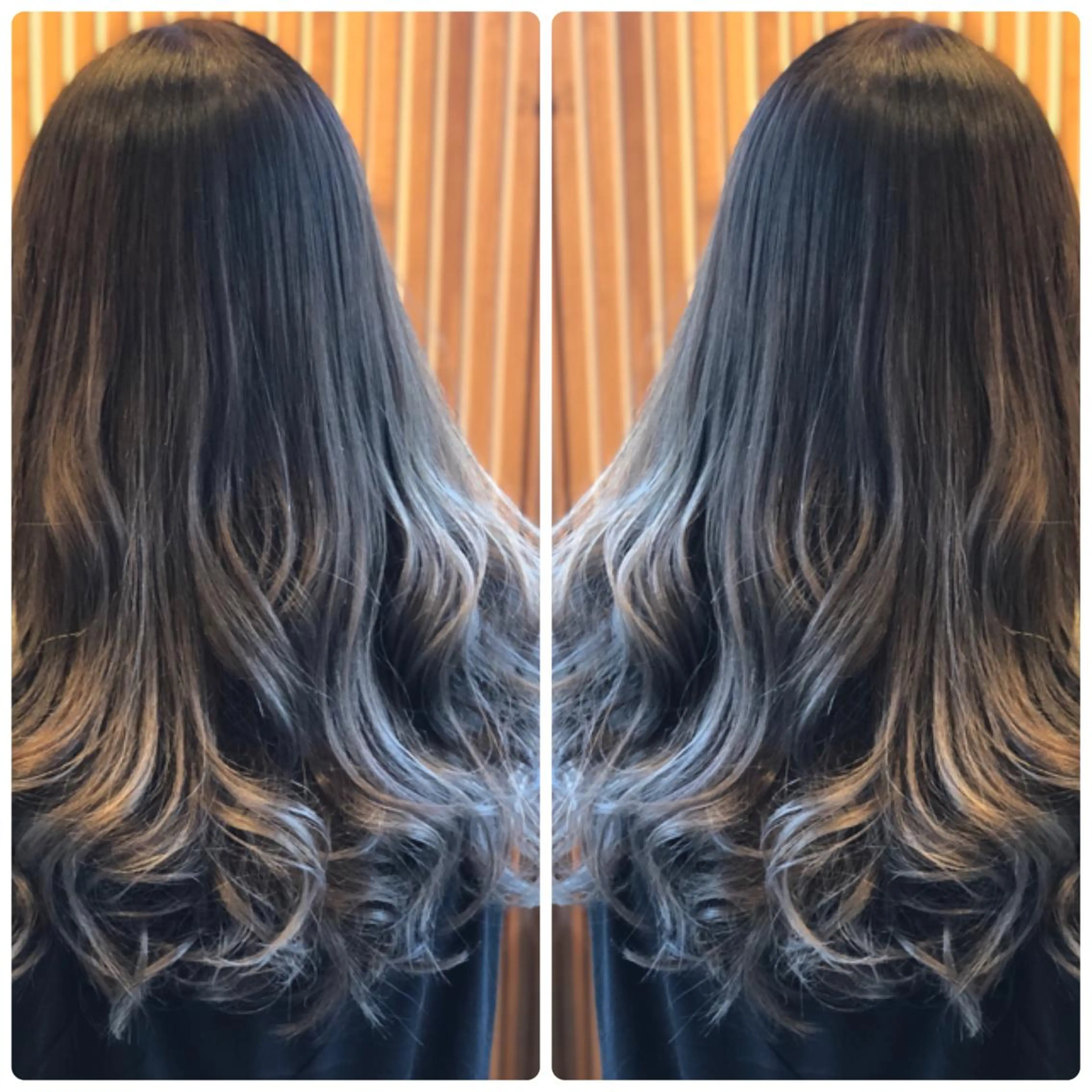 ロング カラー グラデーションカラー シルバー ホワイトシルバー カット 縮毛矯正 トリートメント 小山内 龍一郎 店長のヘアスタイル