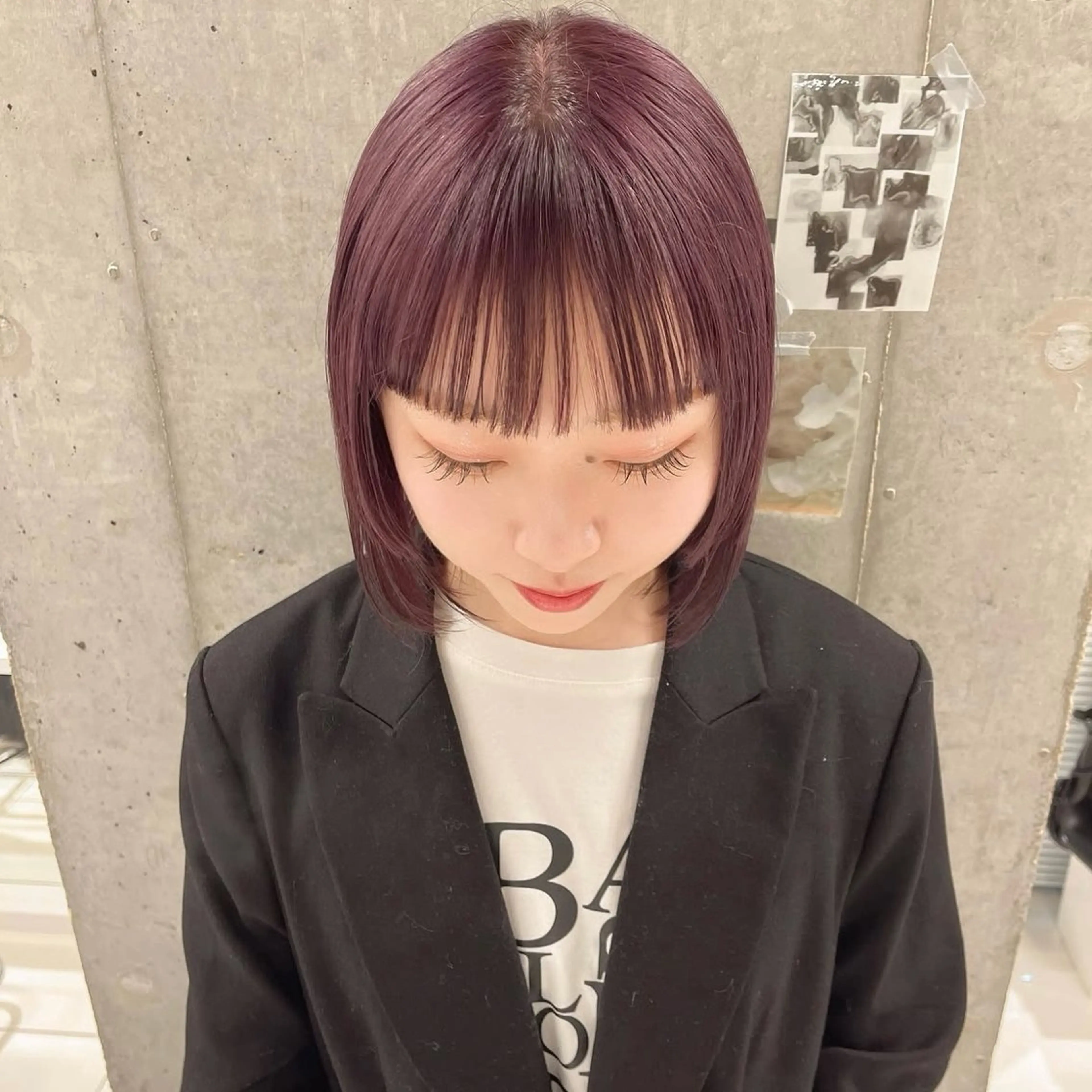 ショート カラー ブリーチ 透明感カラー ねいるとあいの店キュプレ橘通店所属・harua キュプレ/アイリストのマツエク・マツパデザイン