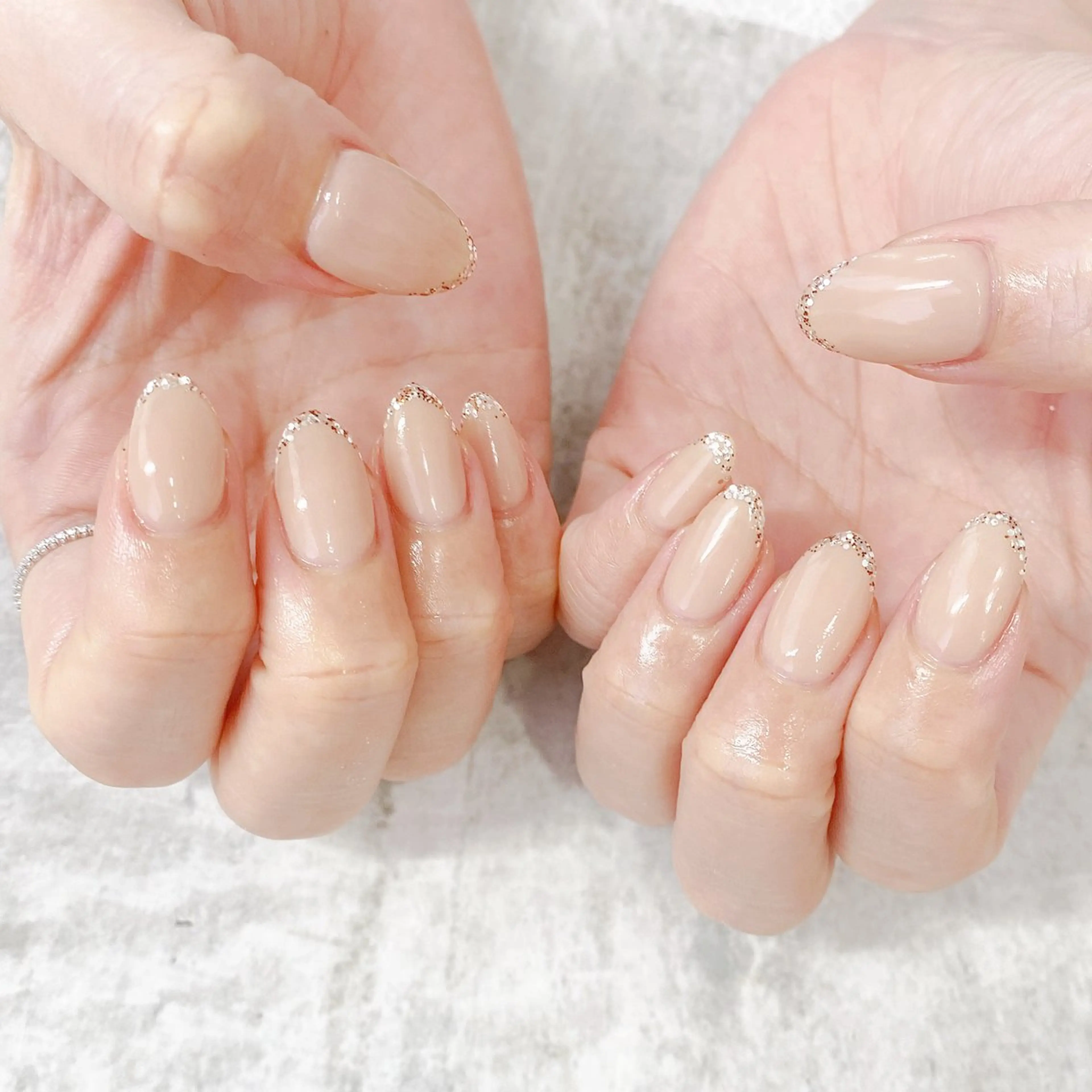 ネイル ジェルネイル オフィスネイル ワンカラーネイル シンプルネイル Aoi💅🏻 表参道のネイルデザイン