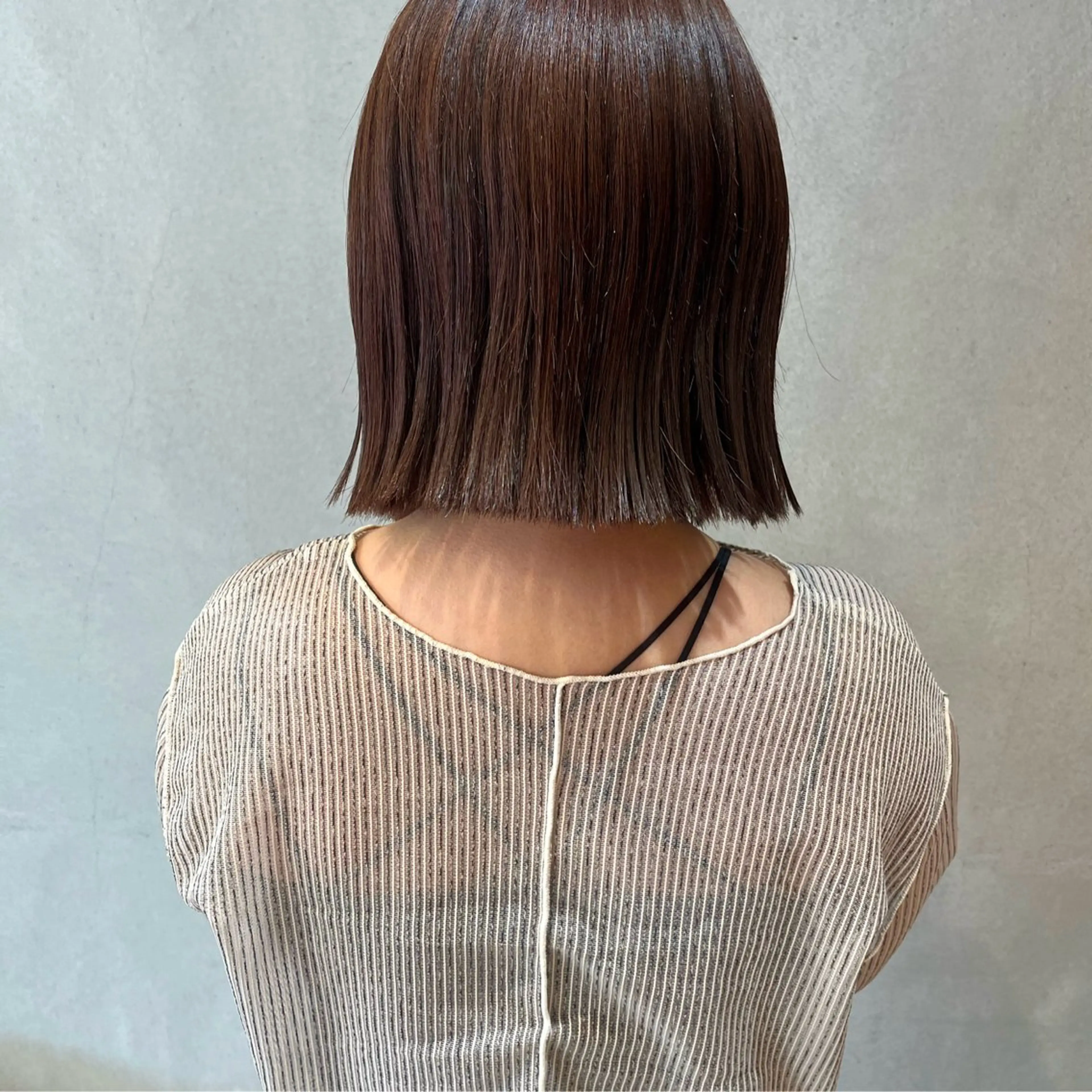 ショート カット ヘアカラー トリートメント ボブ/透明感カラー /坂口恵梨子のヘアスタイル