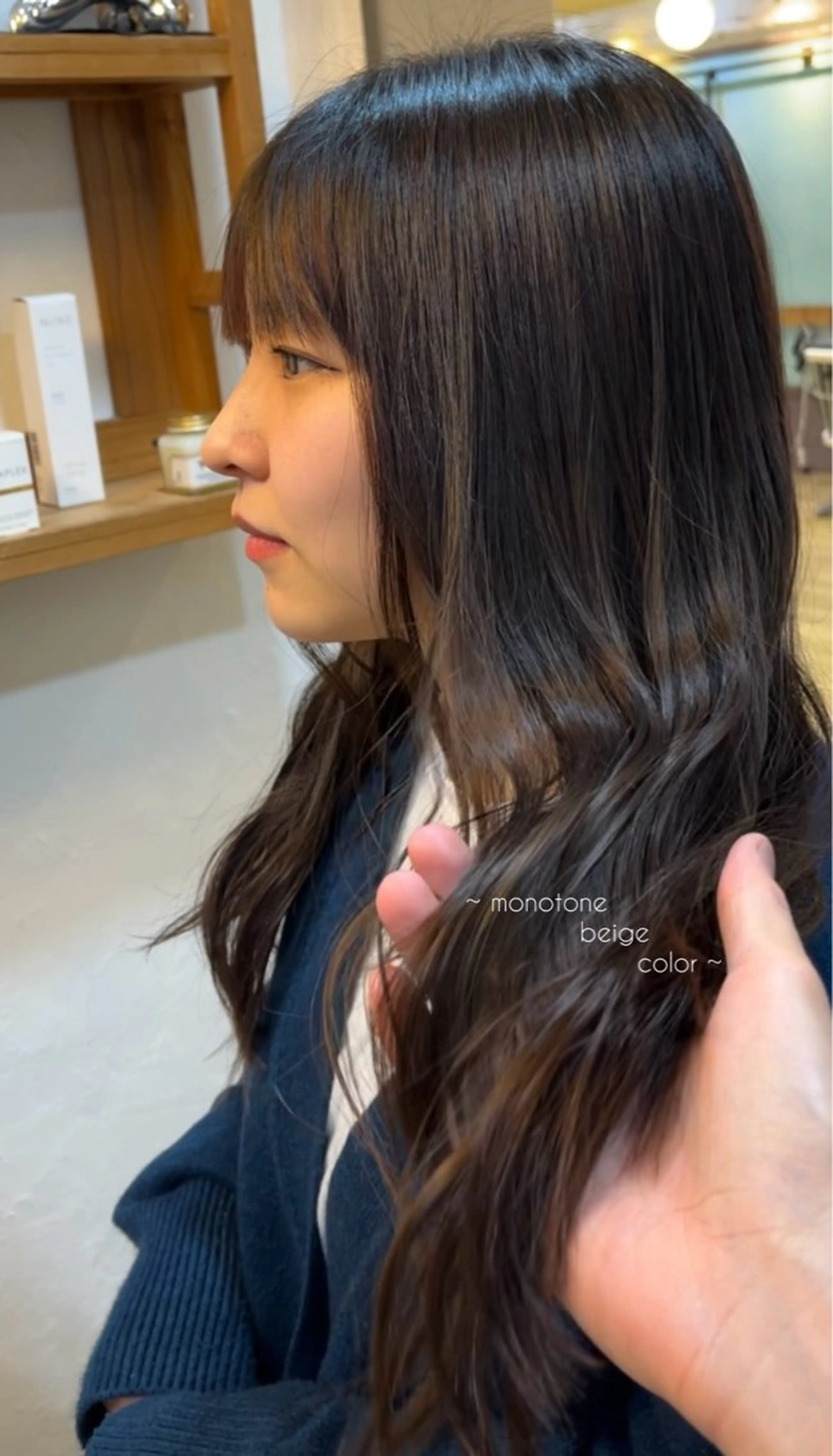 【大人気🌼韓国風ヘア】 小顔カット× 髪質改善ノンダメージカラー ×ダメージ補修保湿トリートメント× marrb🌟の写真