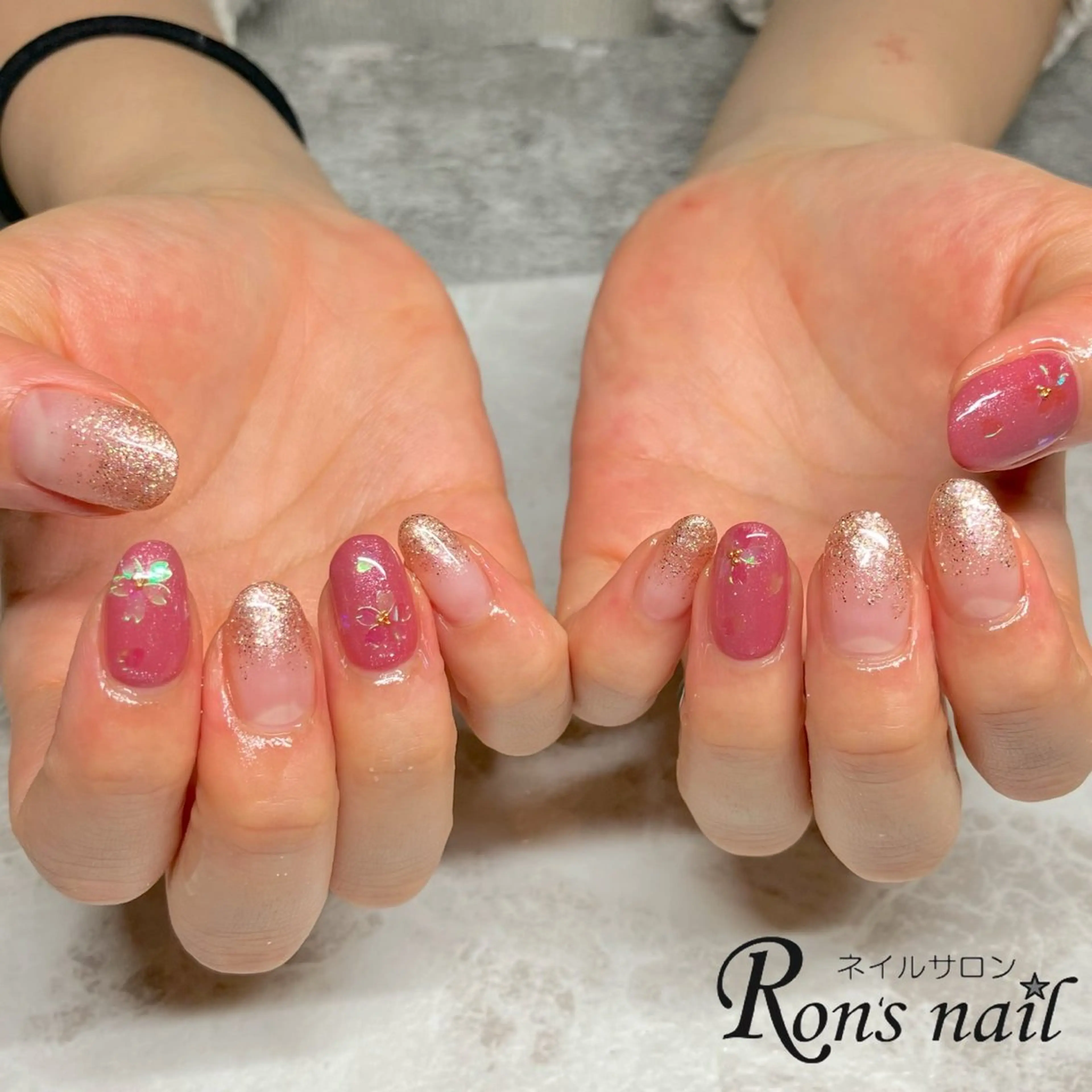 ネイル Ron's nail 笹岡のネイルデザイン