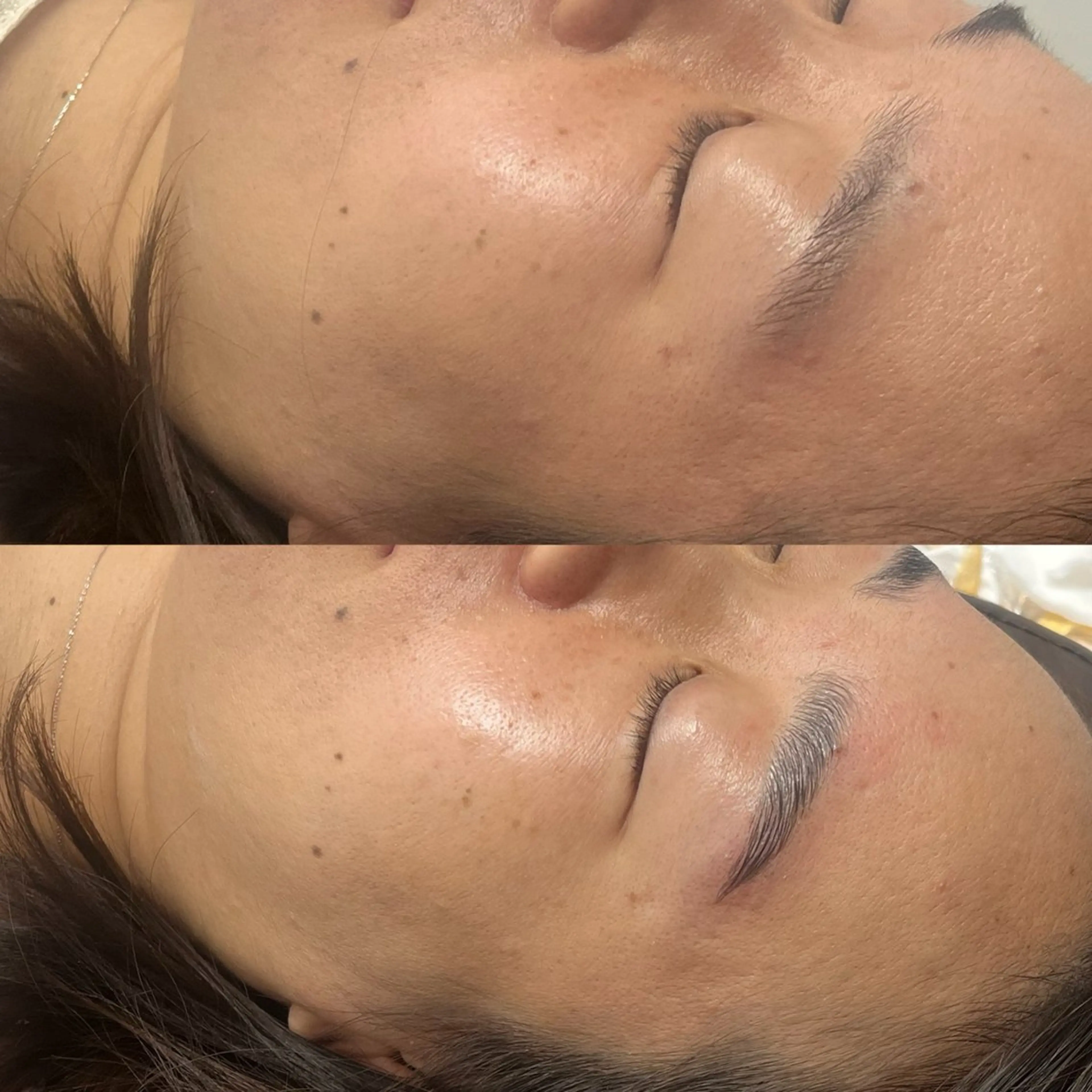 眉毛で顔が決まる✨ハリウッドブロウリフトの写真