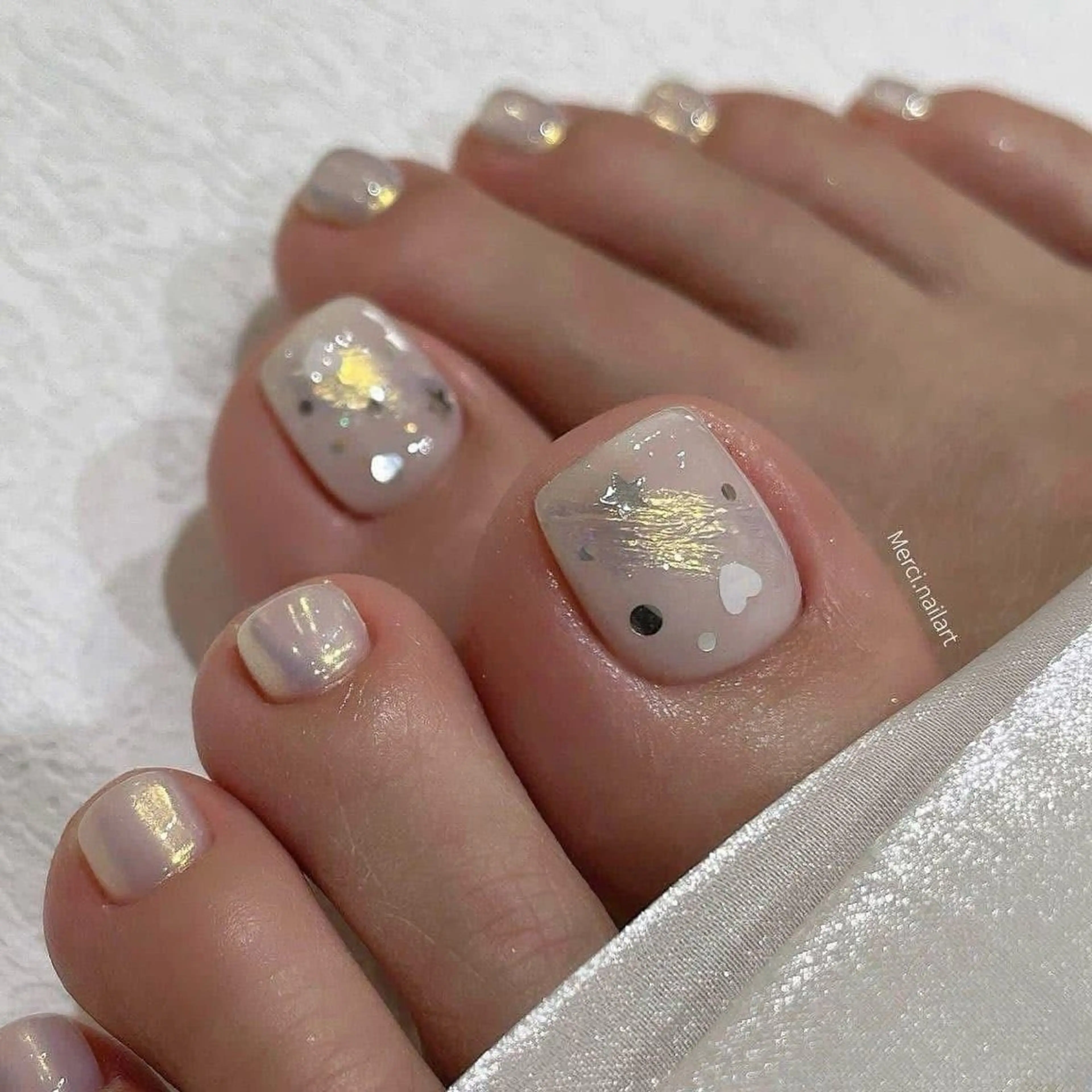 ネイル 韓国ネイル 持ち込み ニュアンスネイル ネイルチップ 冬ネイル RINN ANA.CHUOのネイルデザイン