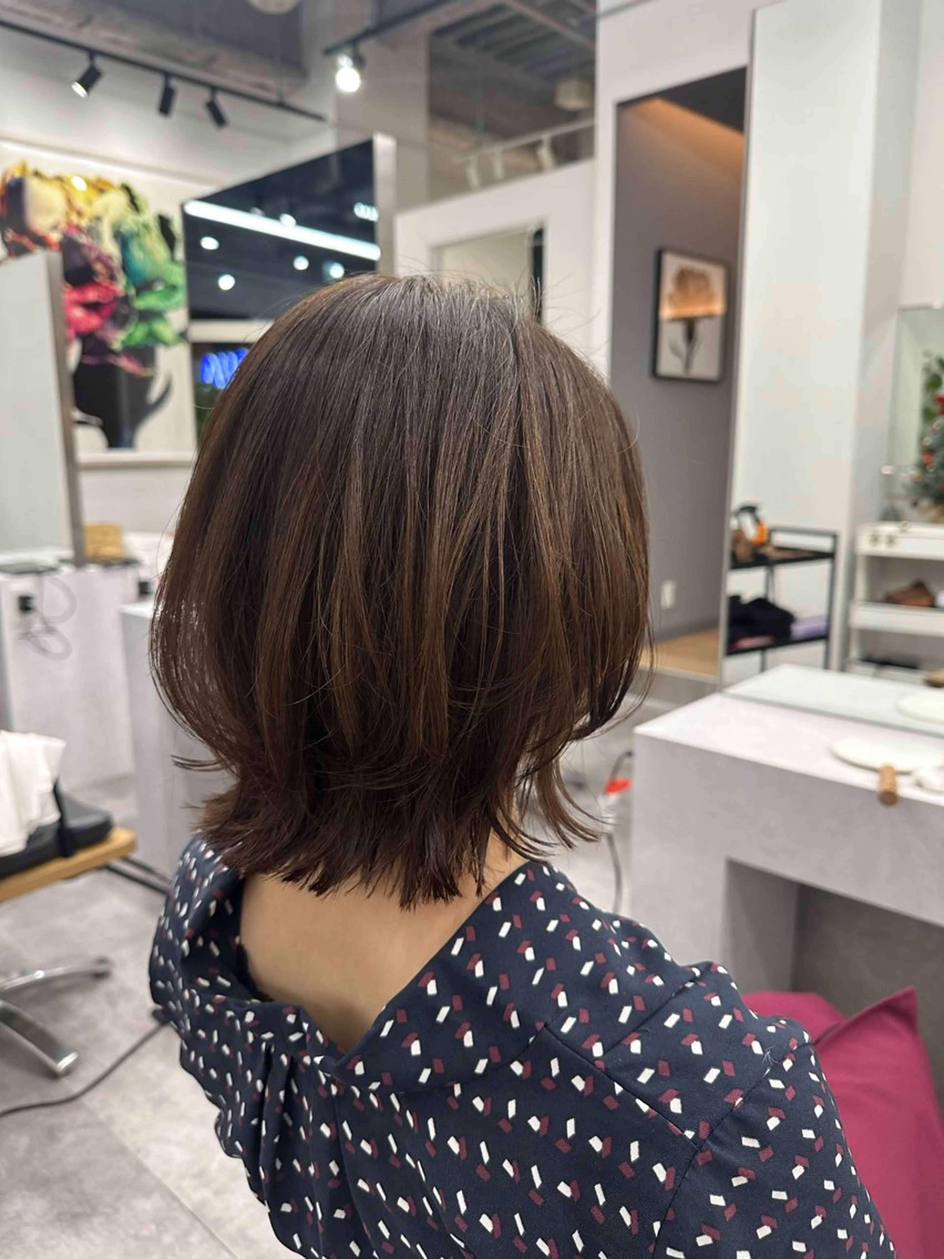 ミディアム ボブレイヤー ボブ レイヤーカット カット ショートカット🧸 ごとうさなのヘアスタイル