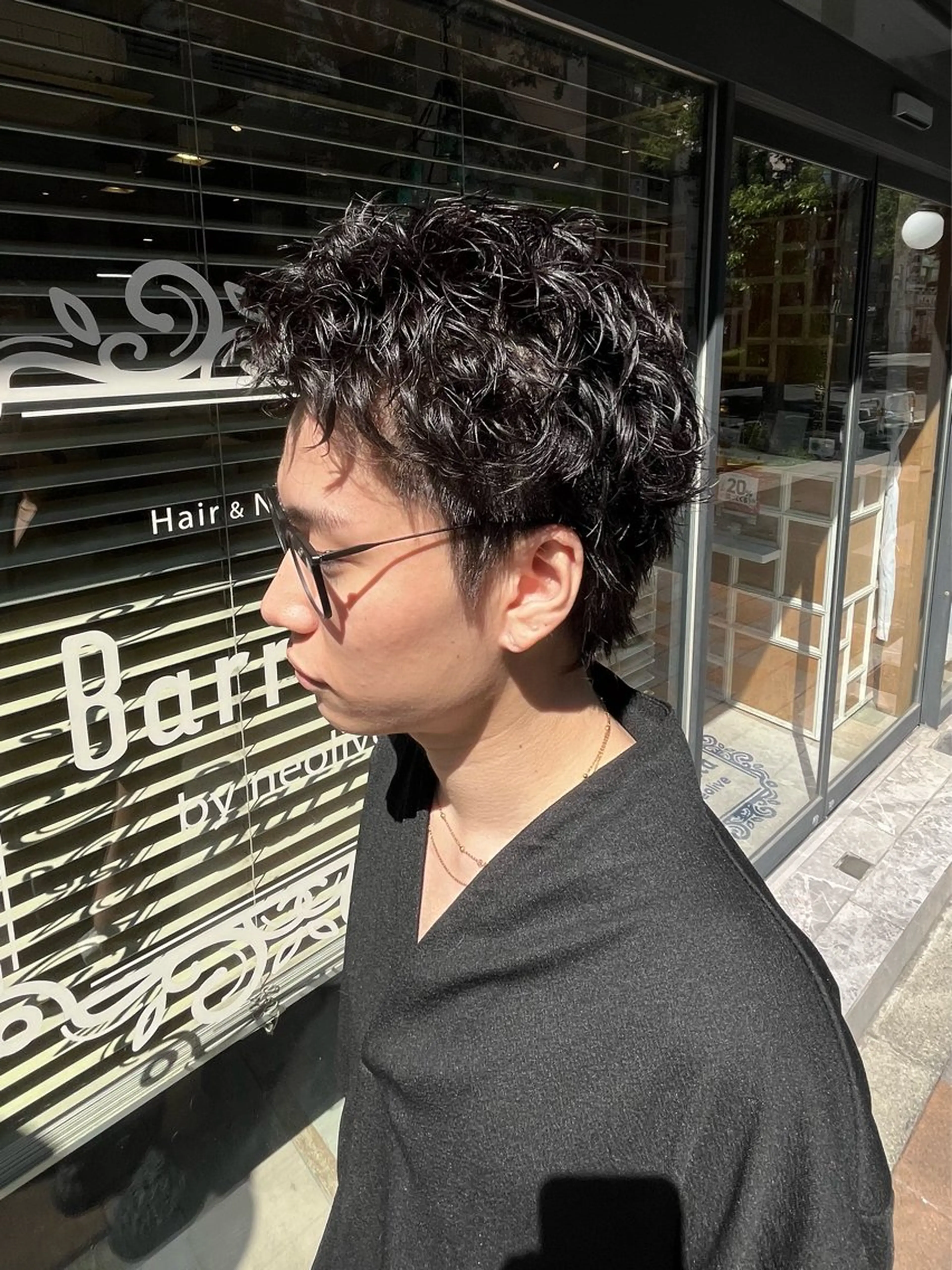 パーマ メンズ カット パーマ ヤシロケンタ メンズ特化のヘアスタイル