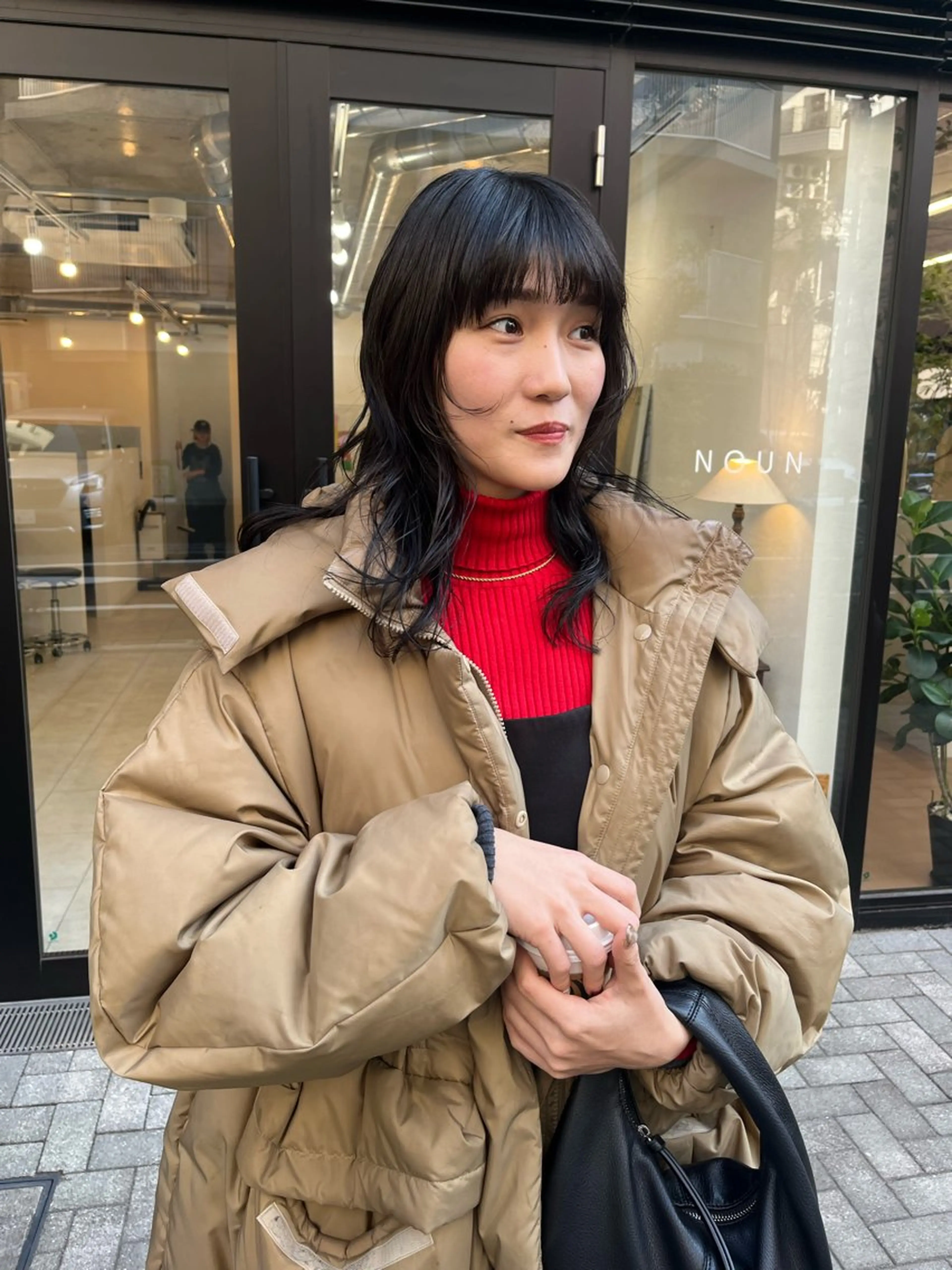 ミディアム カラー カット ヘアカラー NOUN所属・eri kinjoのヘアスタイル