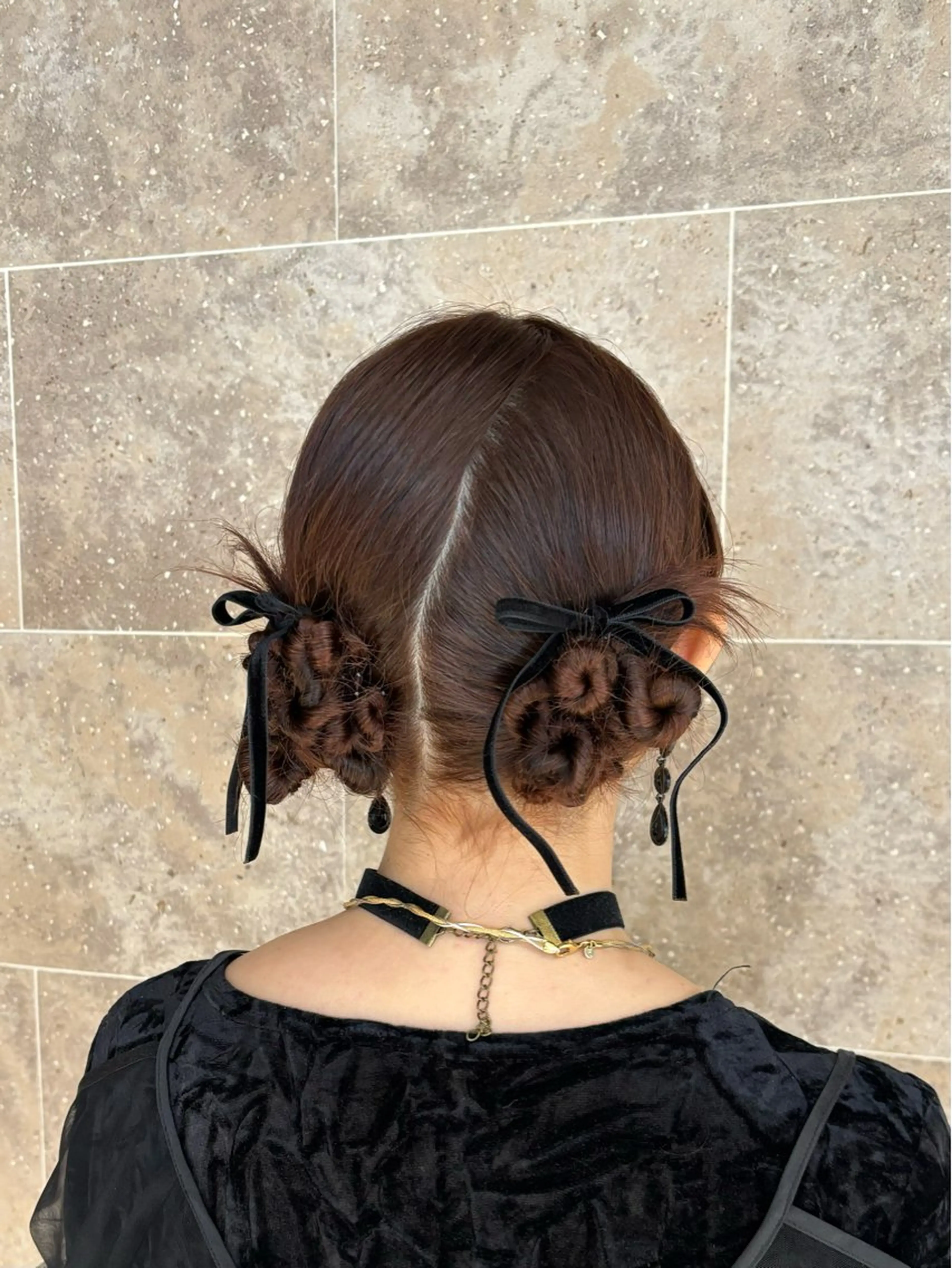 ヘアアレンジ seri💜艶カラー 💖ヘアアレンジのヘアスタイル