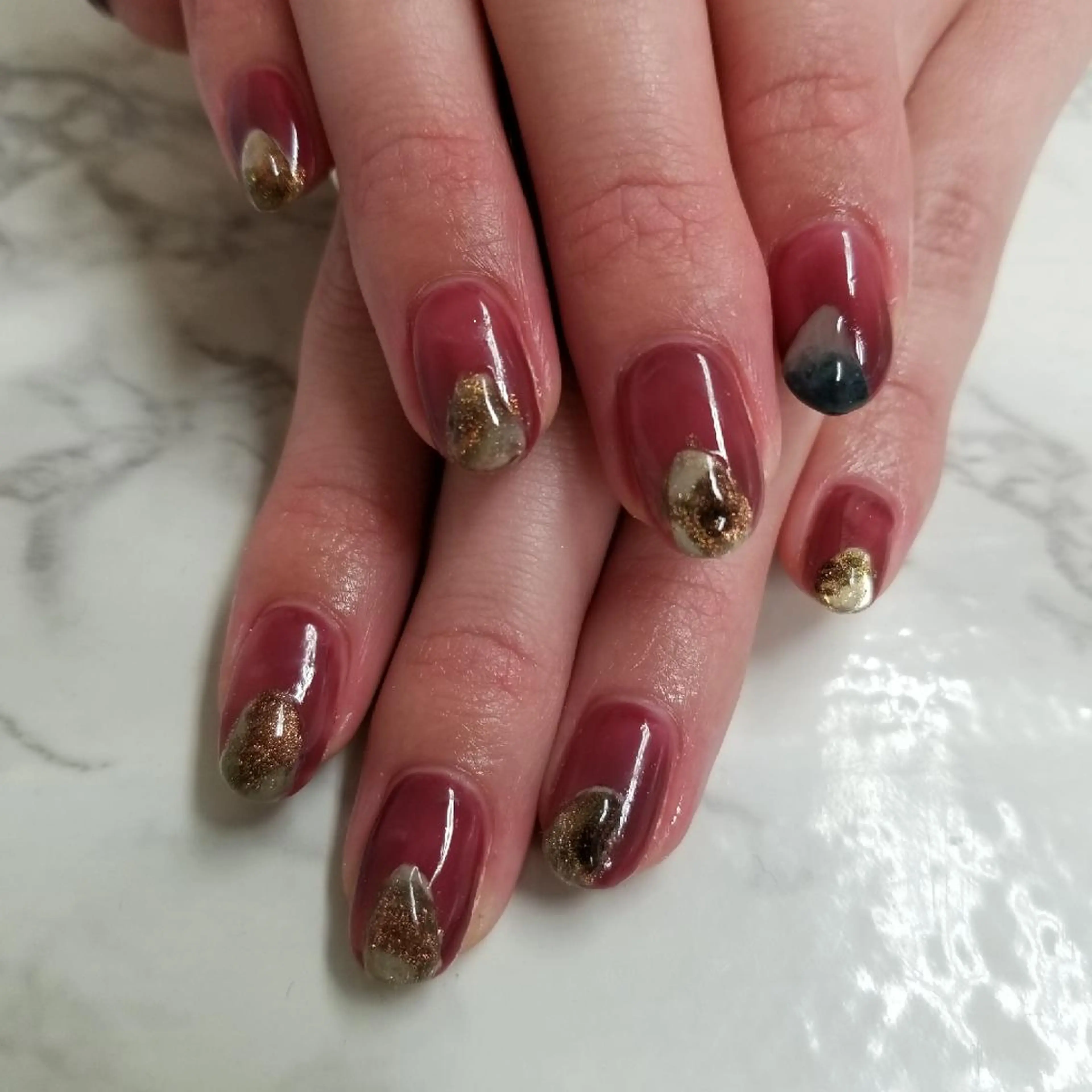 ネイル アートネイル フットネイル ジェルネイル 持ち込み ニュアンスネイル 河野ちえ (雑誌掲載サロン)のネイルデザイン