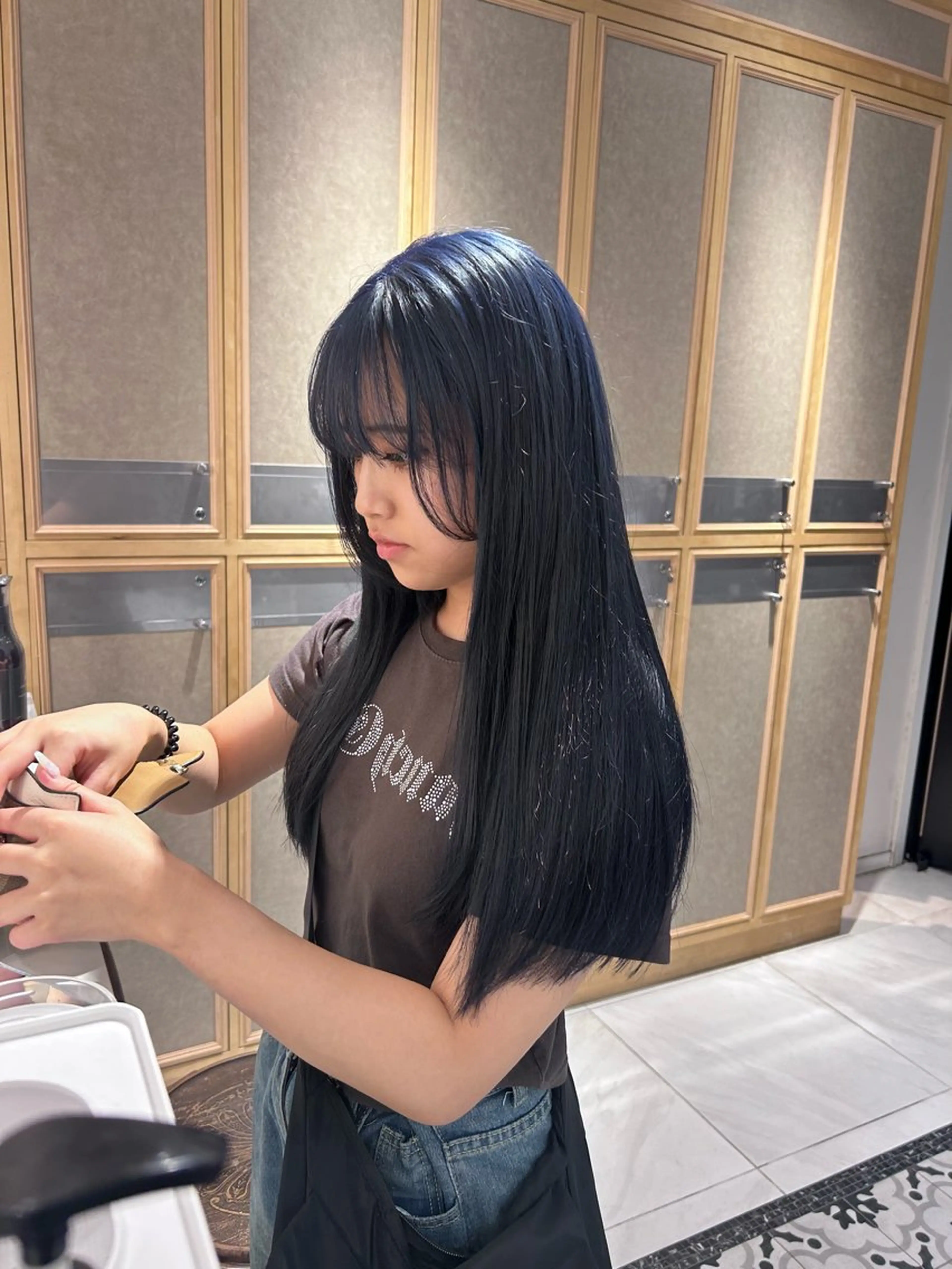 カラー ヘアカラー トリートメント ヘッドスパ ヘアセット miko🪽地毛風/ ハイトーン/レイヤーのヘアスタイル