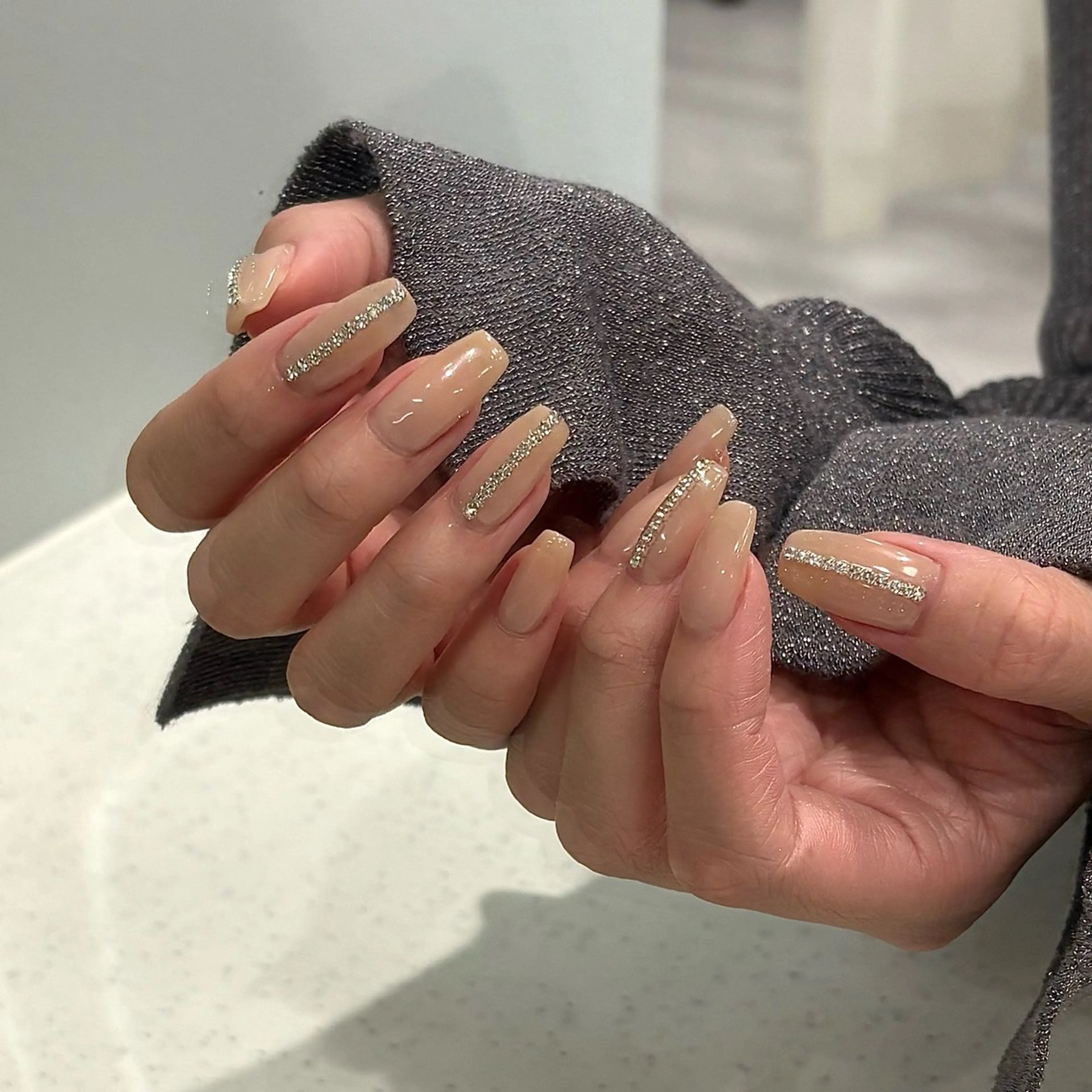 ネイル ジェルネイル ニュアンスネイル ハンドネイル eight横浜☁️ くまべのネイルデザイン