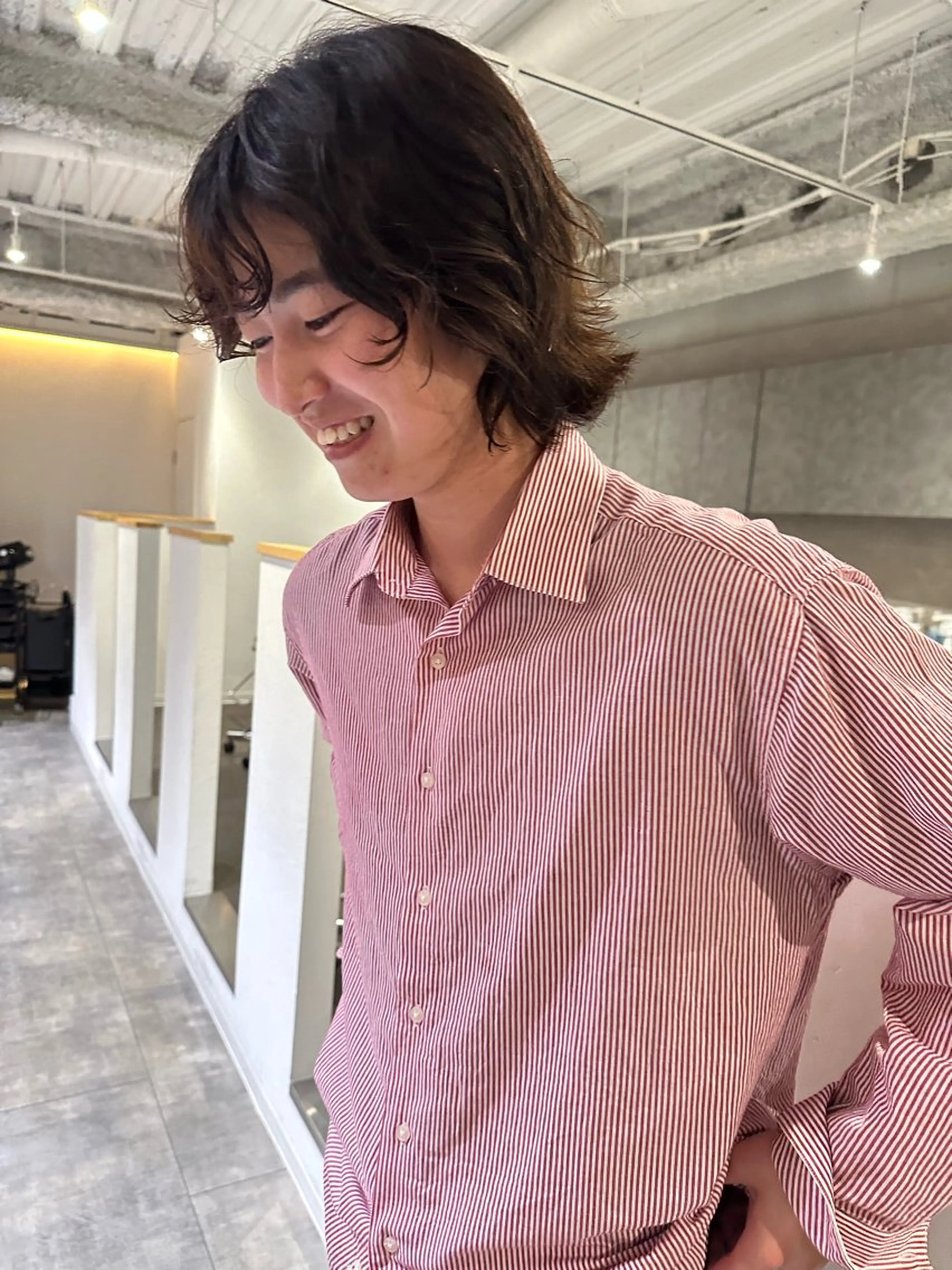 ショート パーマ 渚音 nanoのヘアスタイル