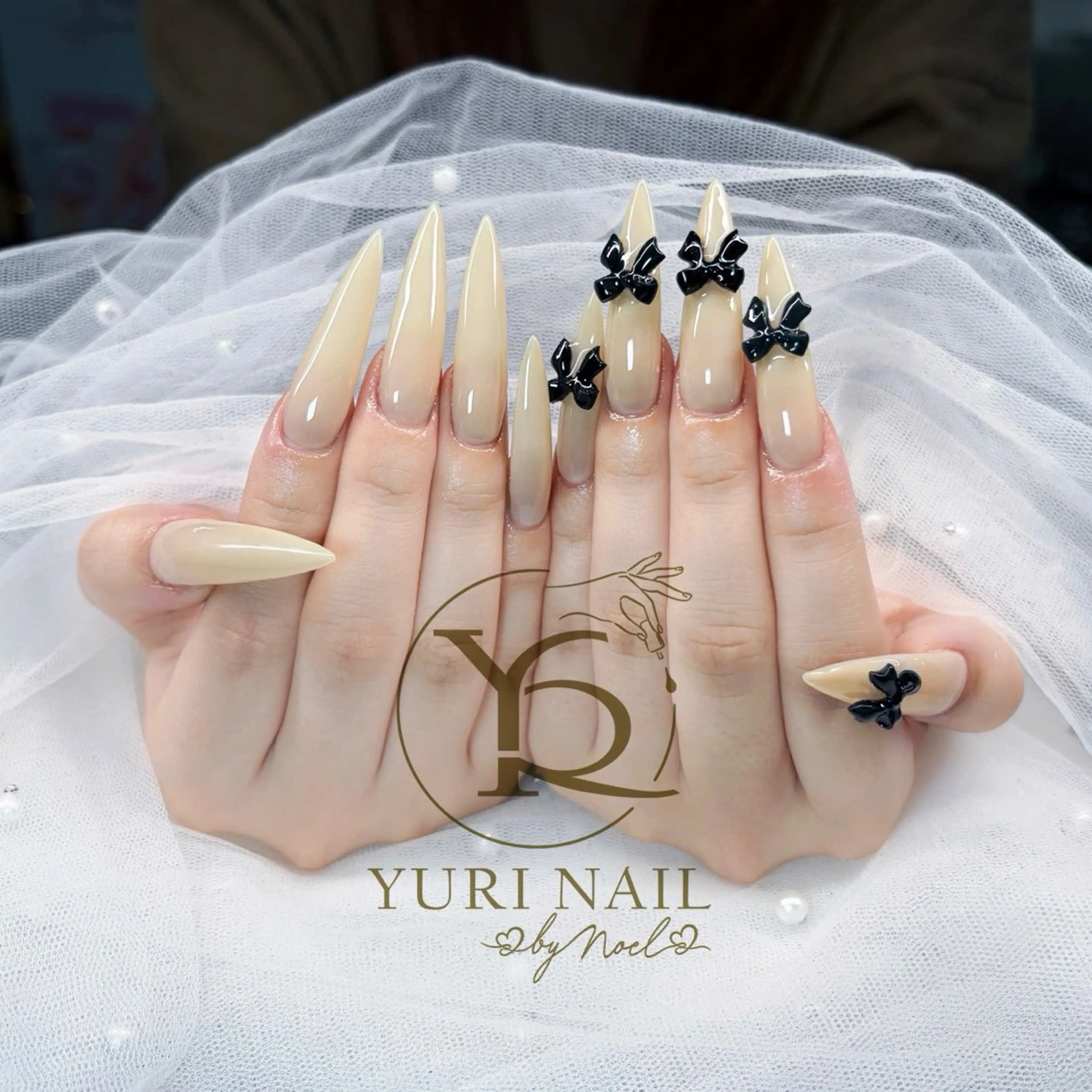 ネイル チークネイル フットネイル グラデーション 韓国ネイル 持ち込み Kawaii Nail Salon所属・YURI NAIL NARITAのネイルデザイン