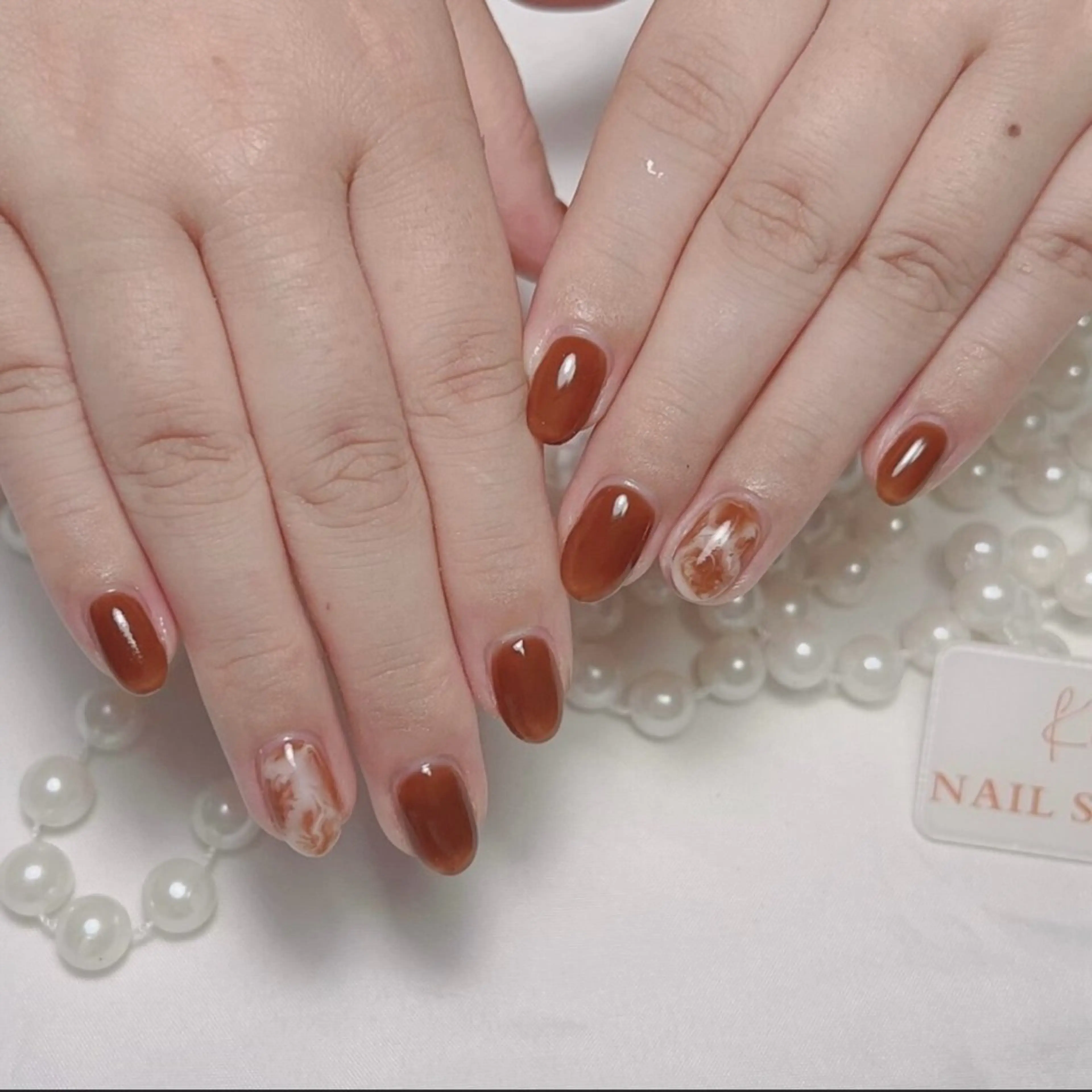 ネイル アートネイル フレンチネイル ジェルネイル グラデーション 韓国ネイル ハンドネイル ハンドケア さくら💮💮 【オフ無料】のネイルデザイン