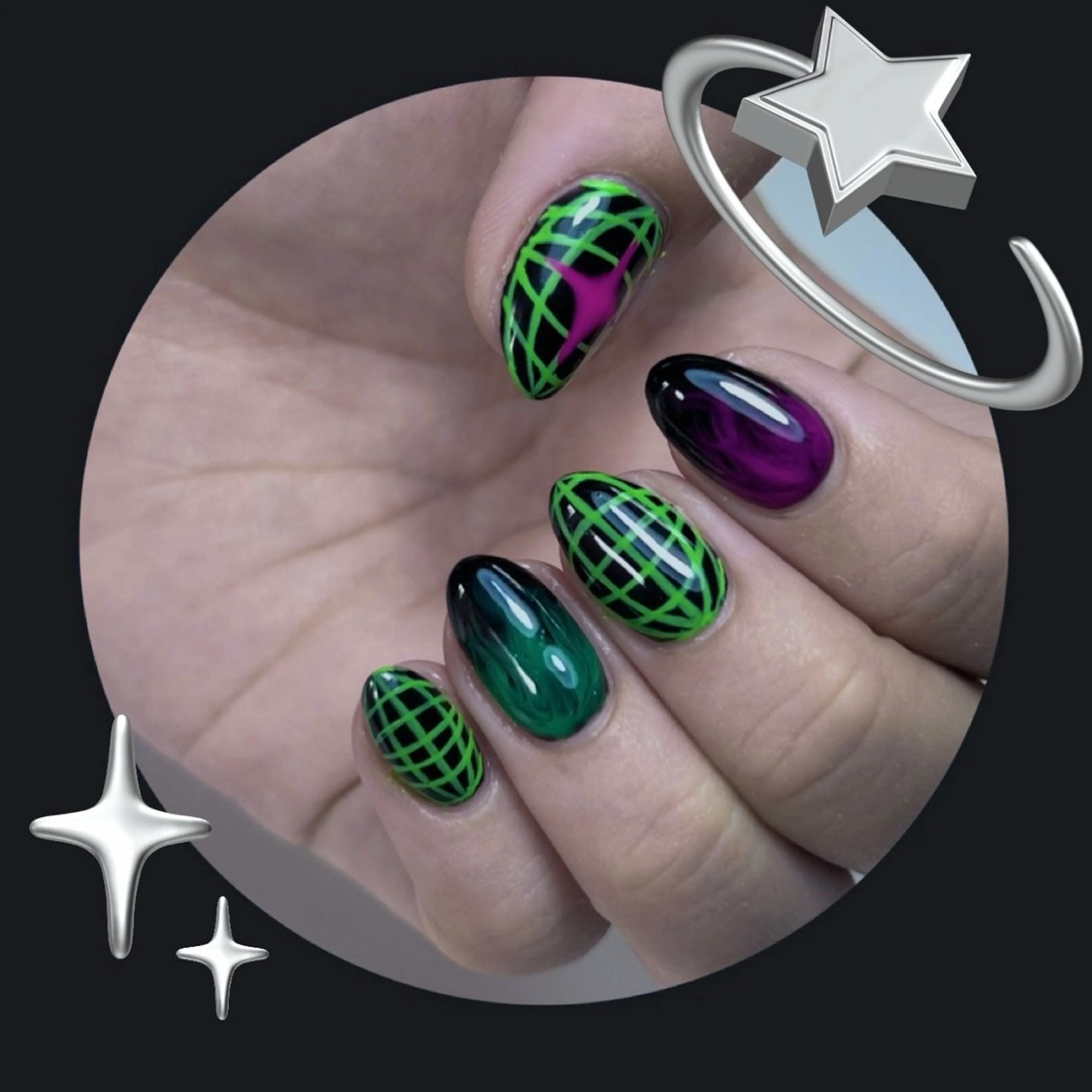 ネイル Shinn所属・shinn / Aira⛓️のネイルデザイン