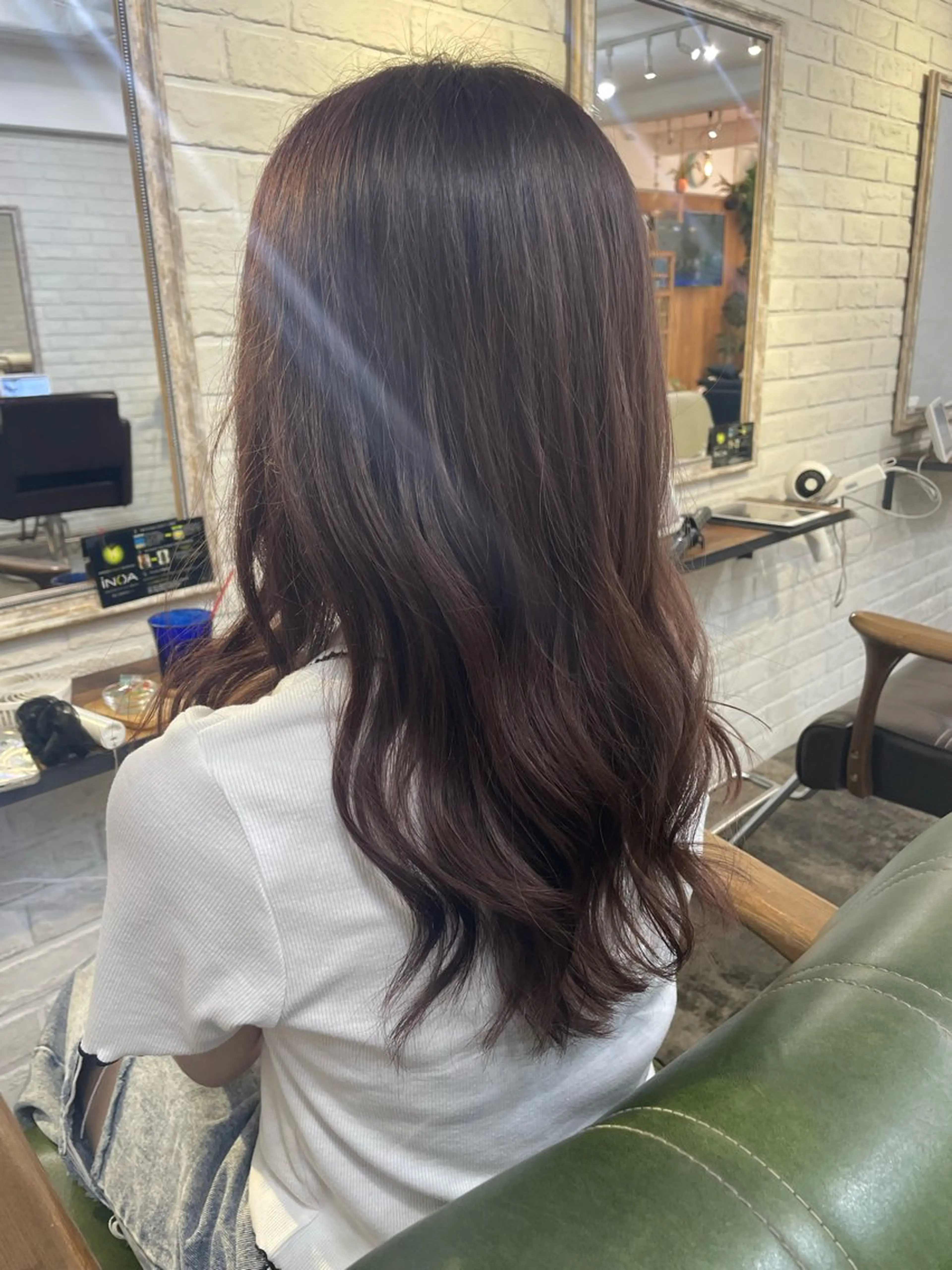 ロング カラー パーマ hair living Liko池袋東口店【ヘアーリビング　リコ】所属・柏村 友希菜のヘアスタイル