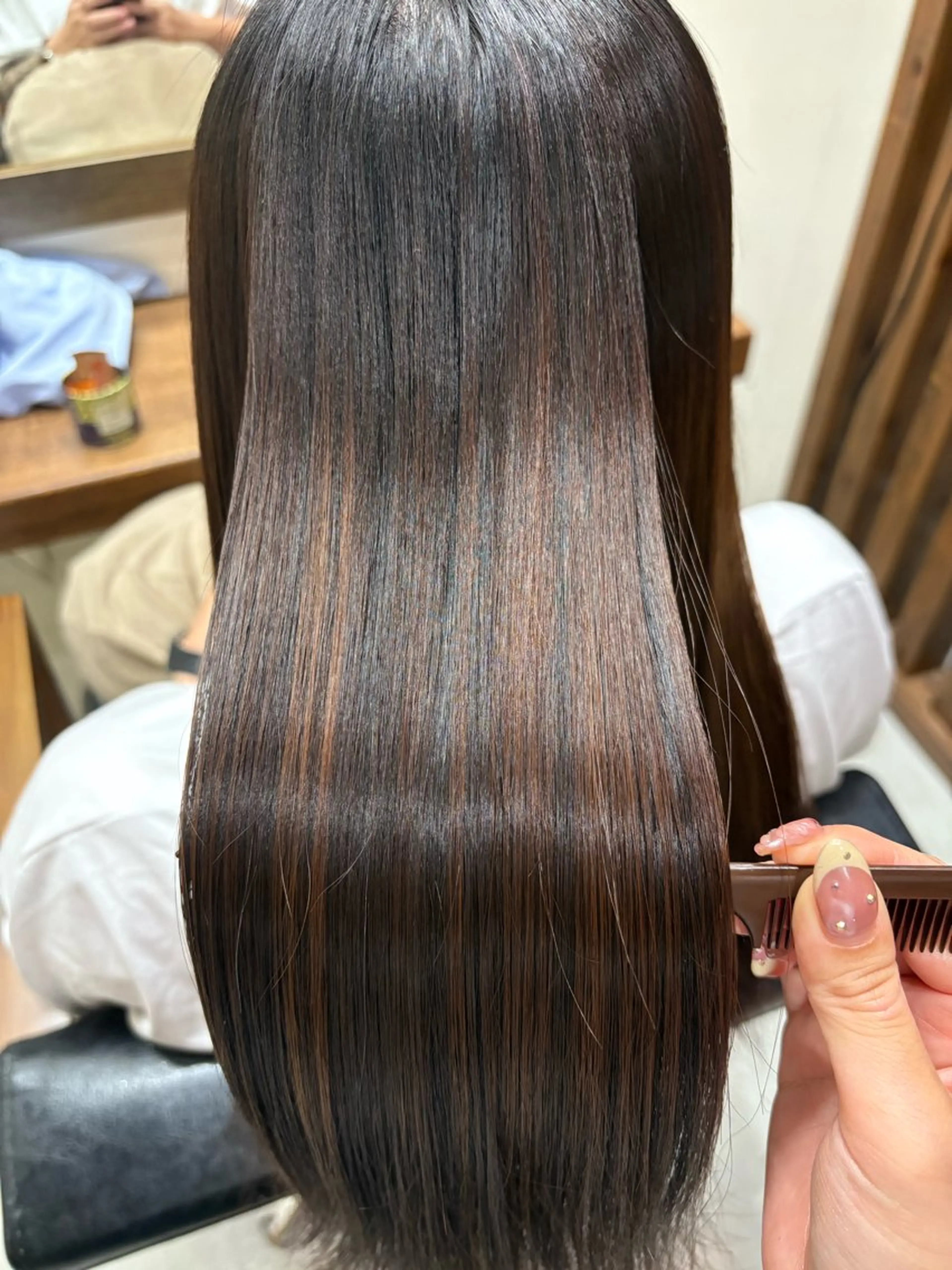 ロング 縮毛矯正 PORT  HAIR Norikaのヘアスタイル