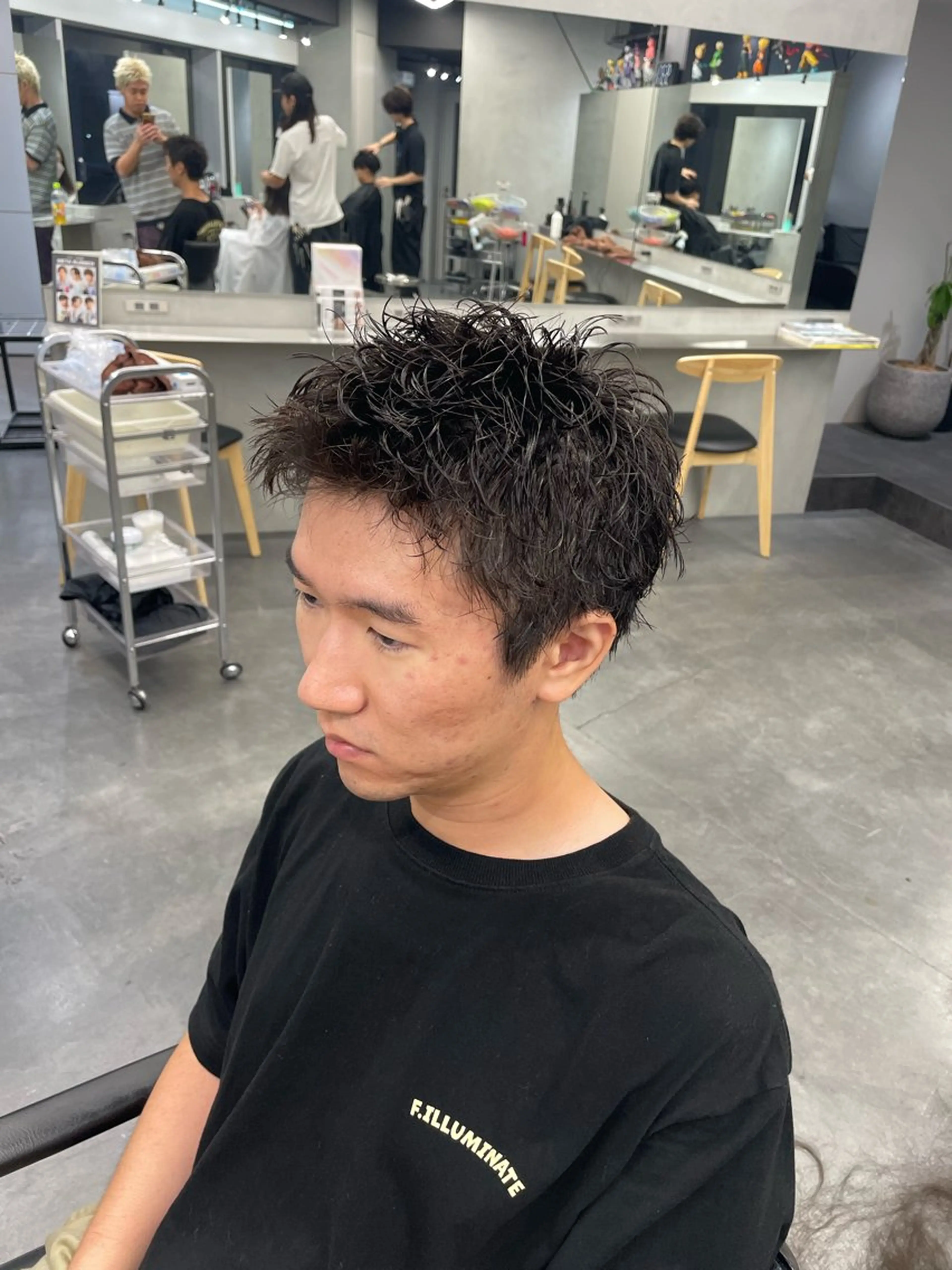 ショート パーマ ツイストスパイラルパーマ ニュアンスパーマ スパイラルパーマ fifth リュウセイのヘアスタイル