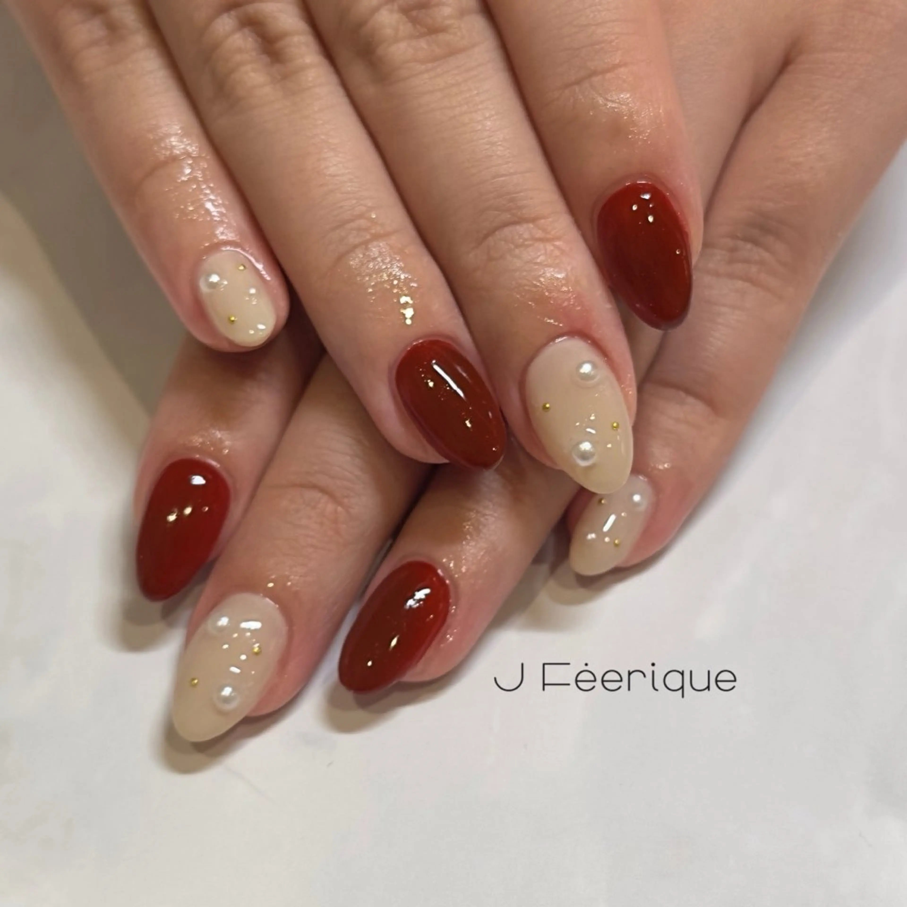 ネイル シンプルネイル J Feerique ネイル/南森町のネイルデザイン