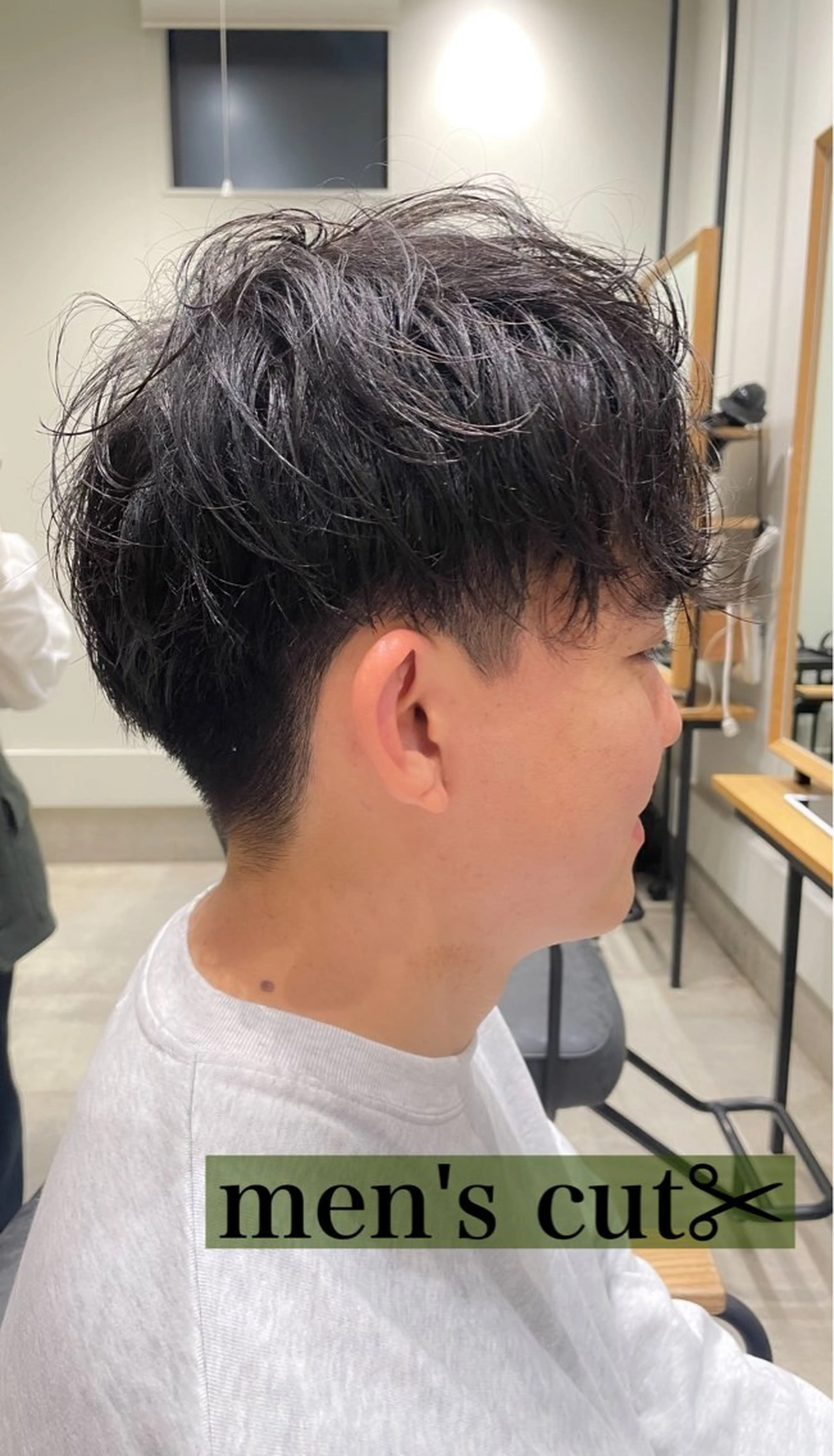 パーマ メンズ 大人ショート/鎌倉/ カット/edA.菫のヘアスタイル