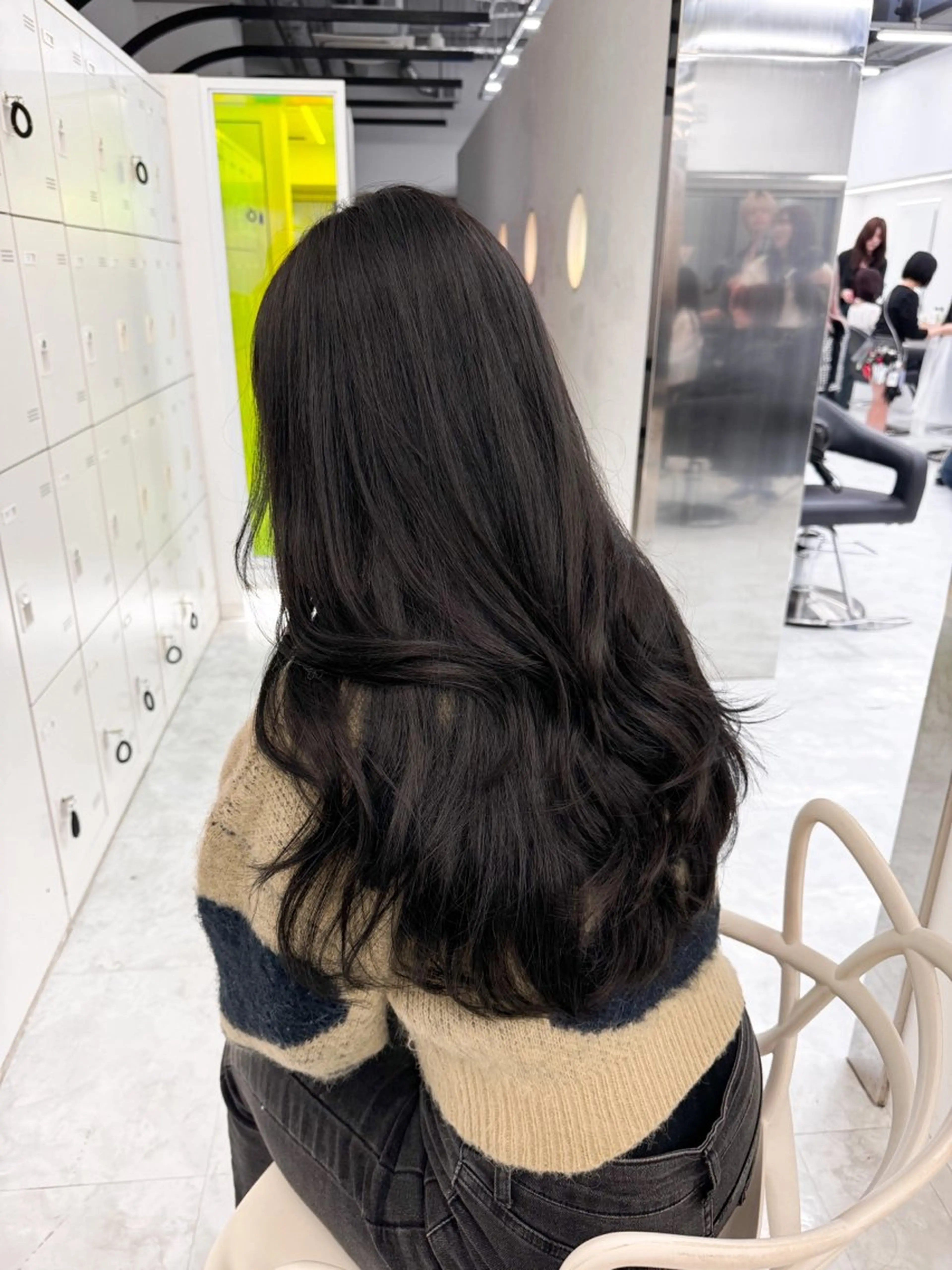 ロング カット ヘアカラー ヘアセット GO TODAY 原宿Verno店所属・韓国系支持率No.1 レイヤー特化/きょうのヘアスタイル