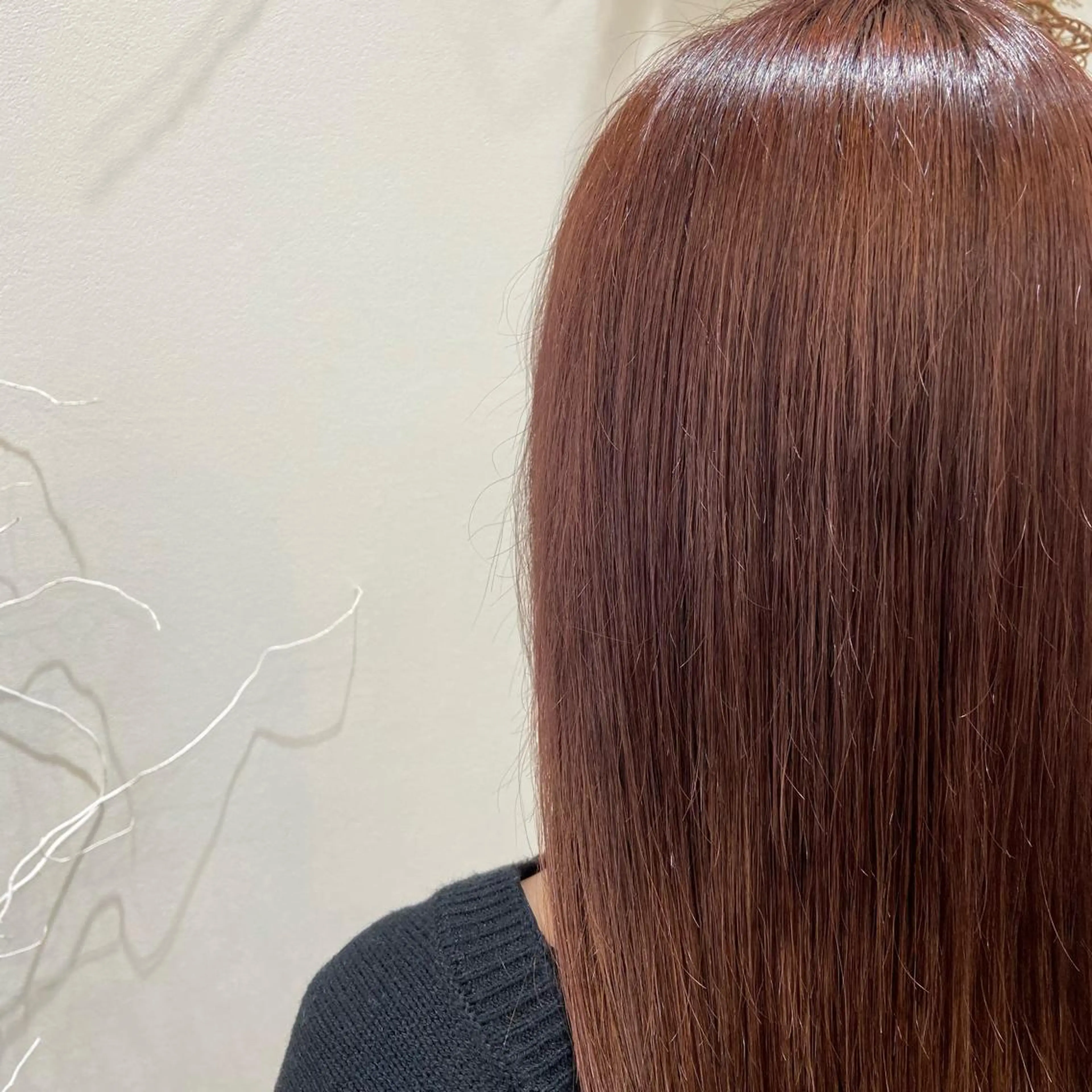 カラー ブラウンカラー ピンクカラー 松本 玲菜のヘアスタイル