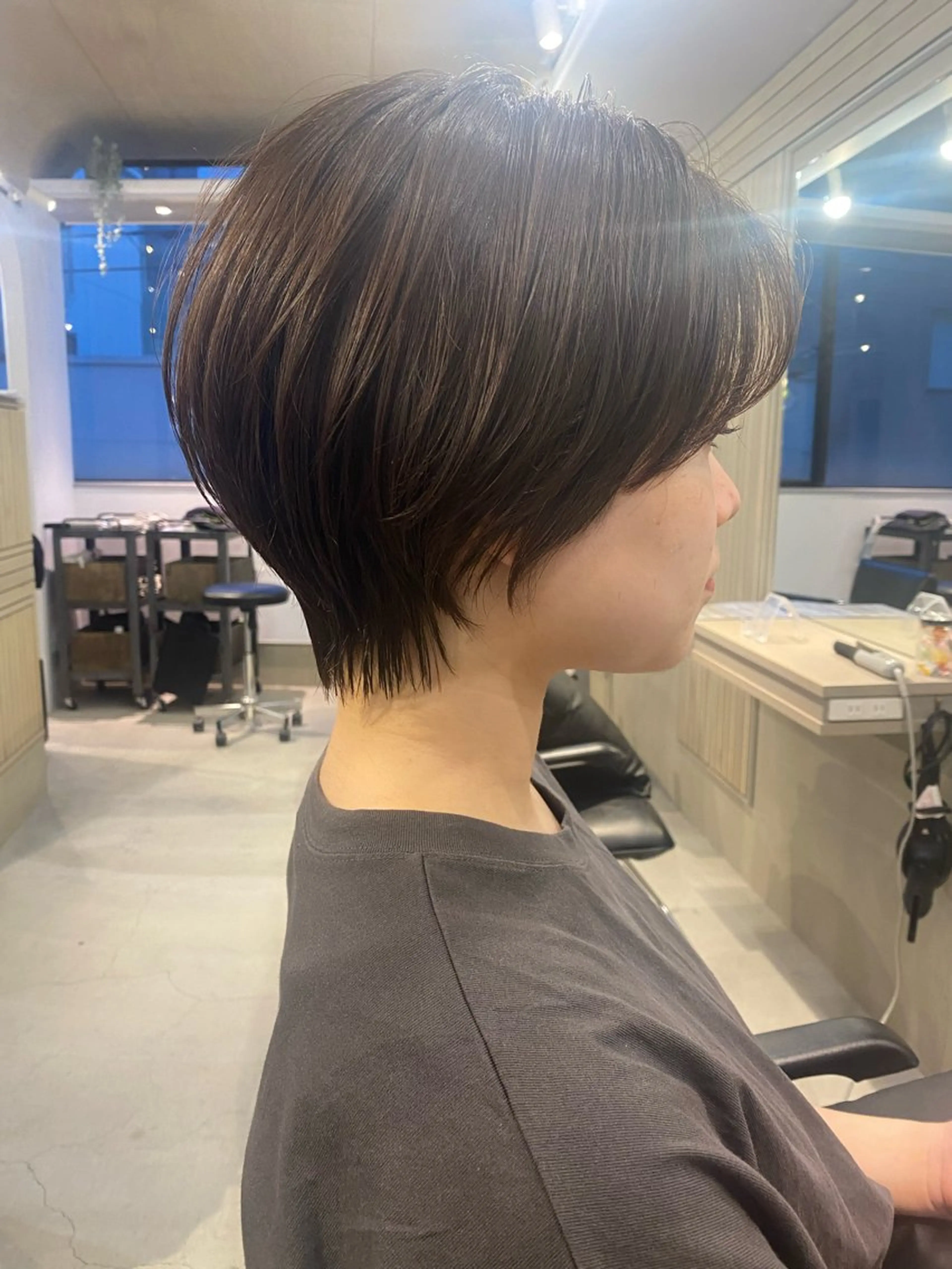 ショート くびれヘア ショートヘア カット ヘアカラー 小顔ショート/ボブ/ 川口京佑のヘアスタイル