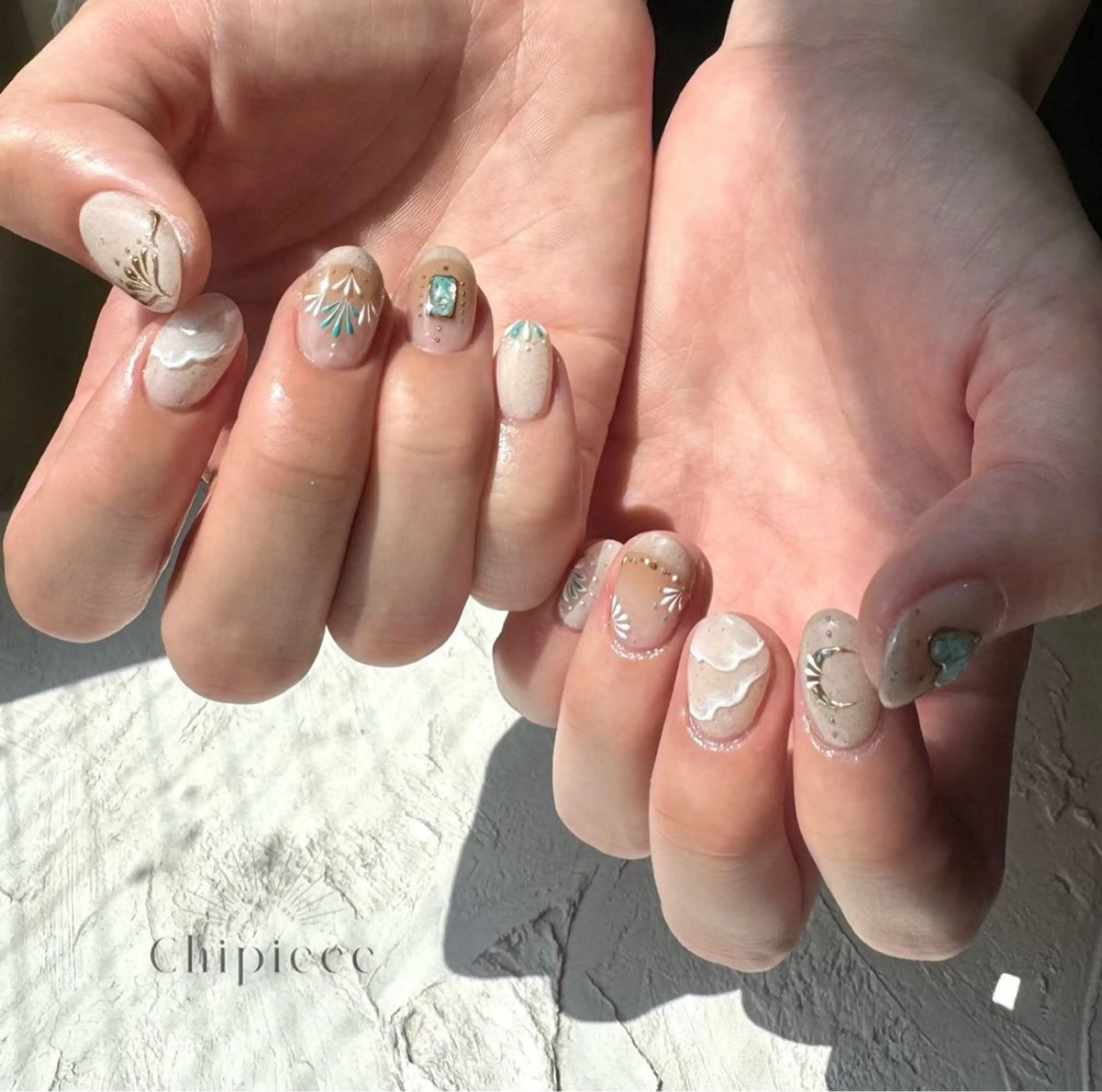 ネイル ハンドネイル chipieee kannaのネイルデザイン