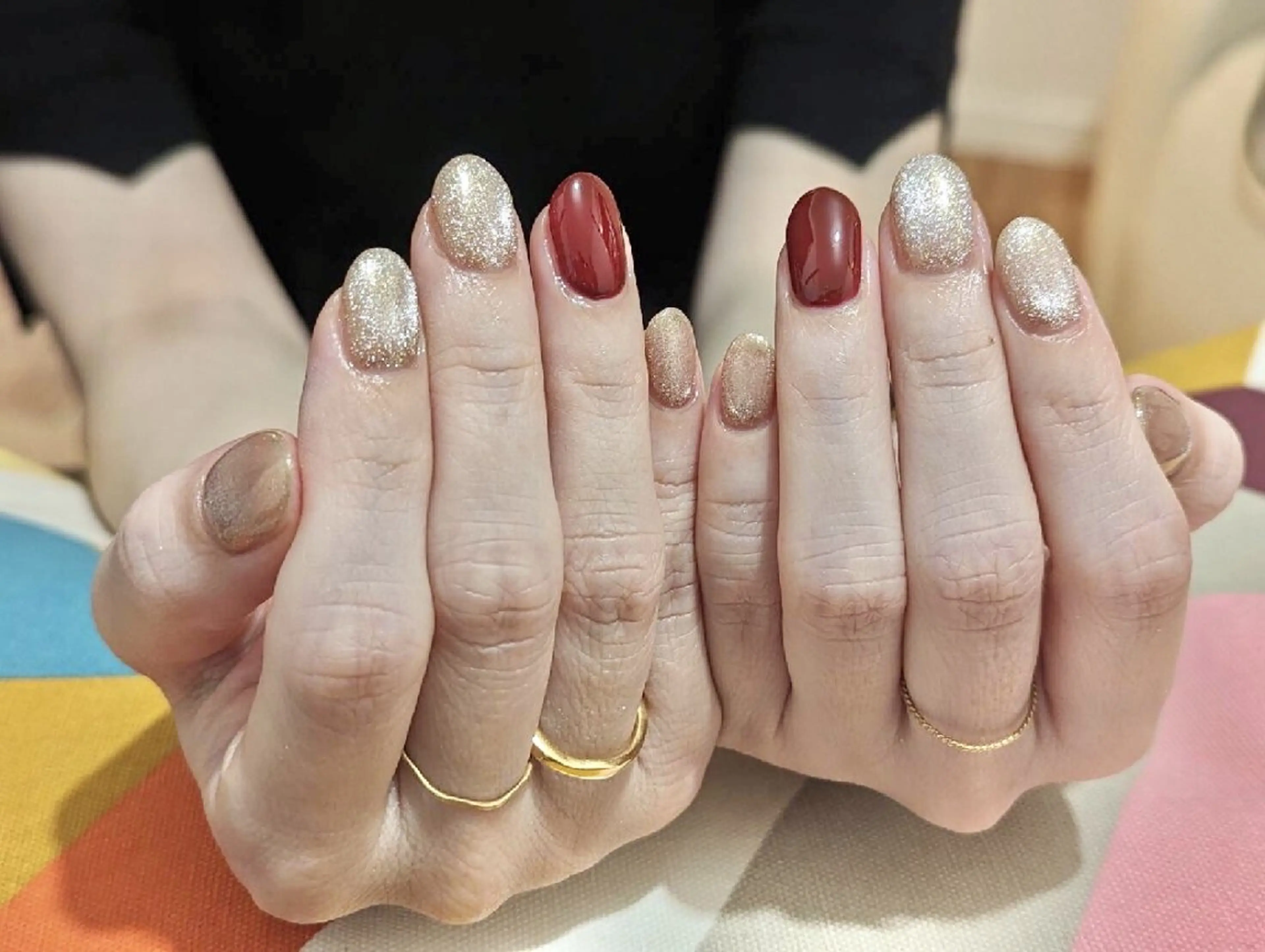 ネイル マグネットネイル VIBLISS福岡店 yurichanのネイルデザイン