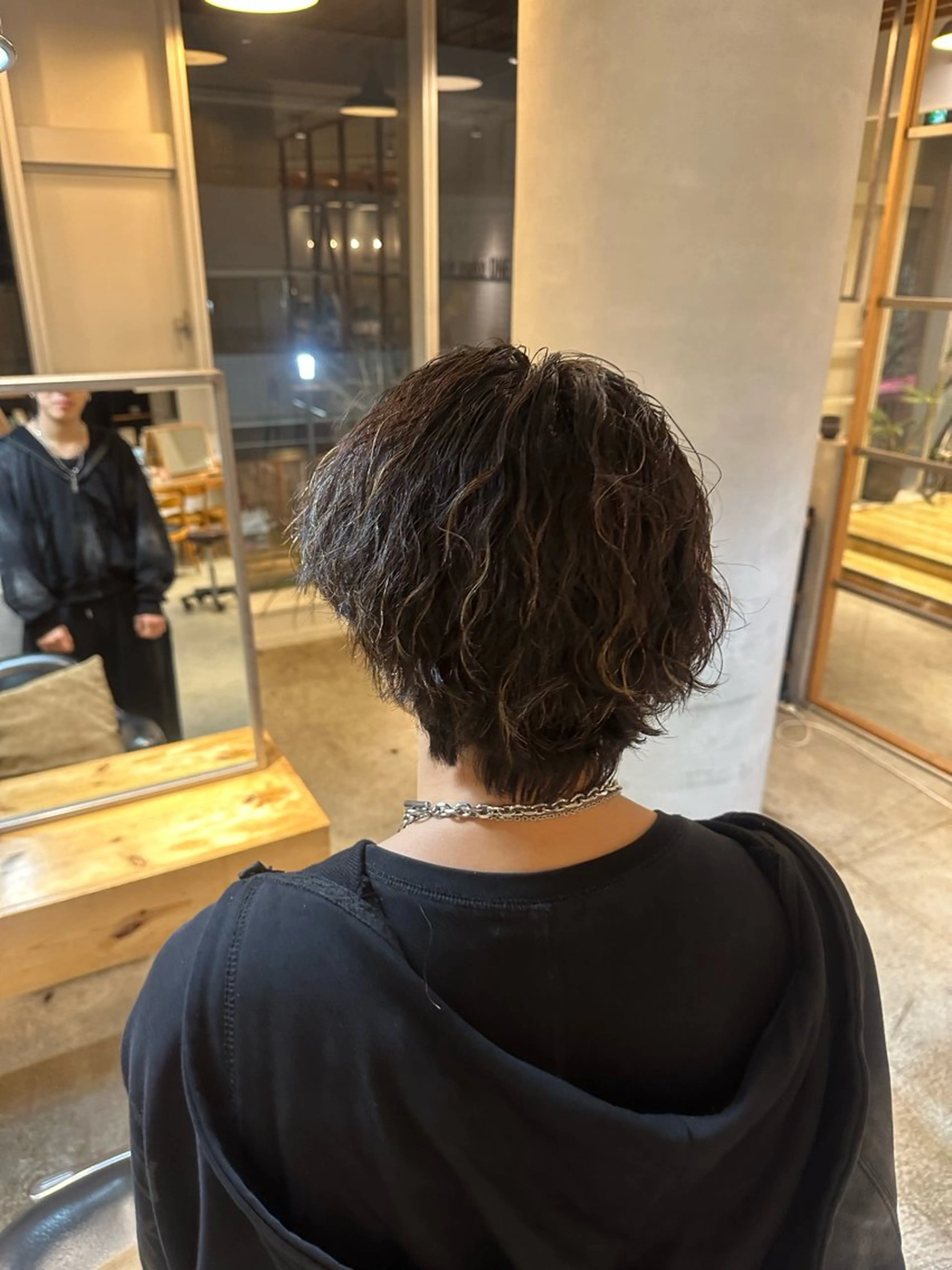 カラー パーマ メンズ ブリーチカラー/ 透明感/aika¨̮のヘアスタイル