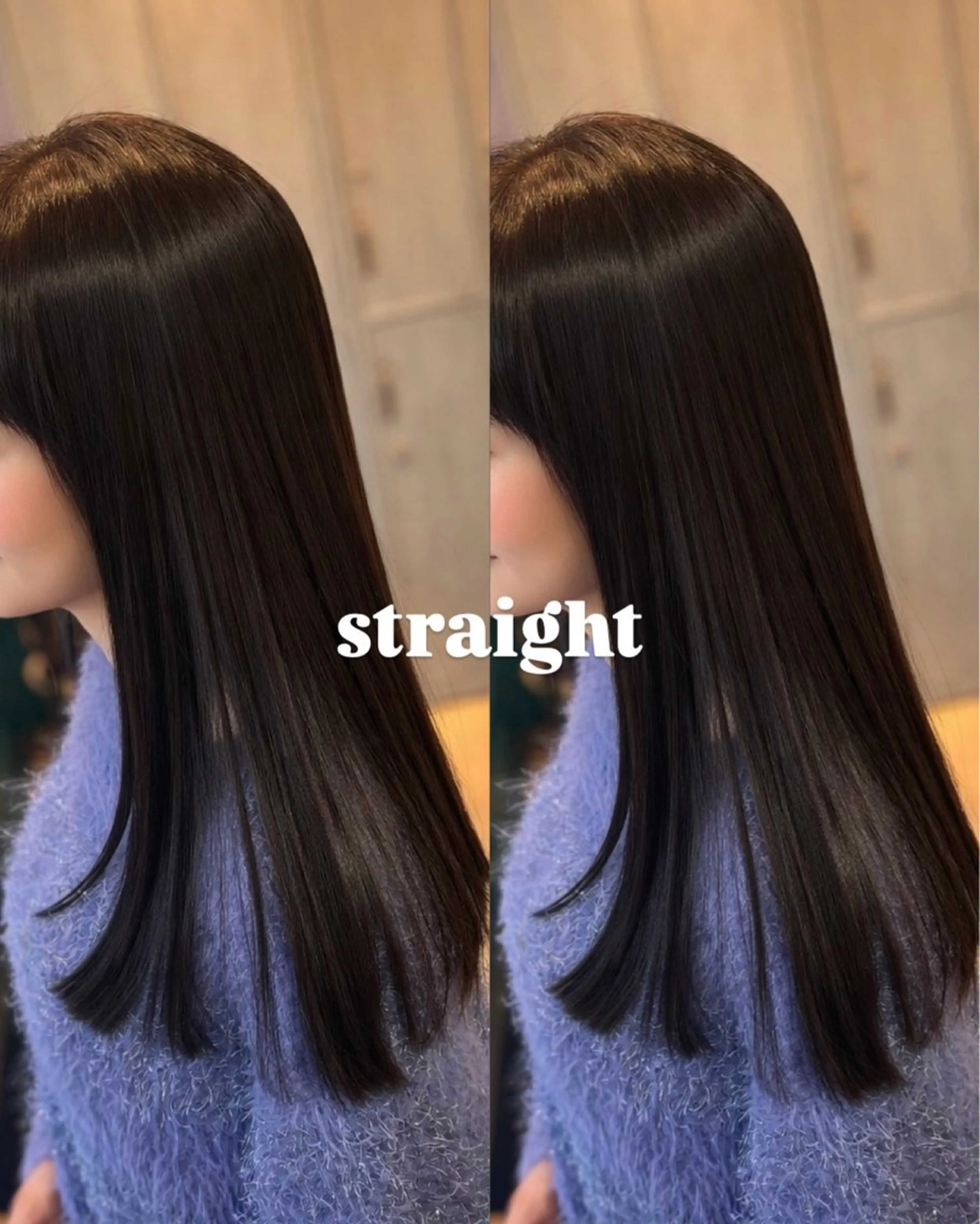 ✨💎人気No.2  ツヤさらストレート💎✨《髪質改善ビカク縮毛矯正+カット》の写真