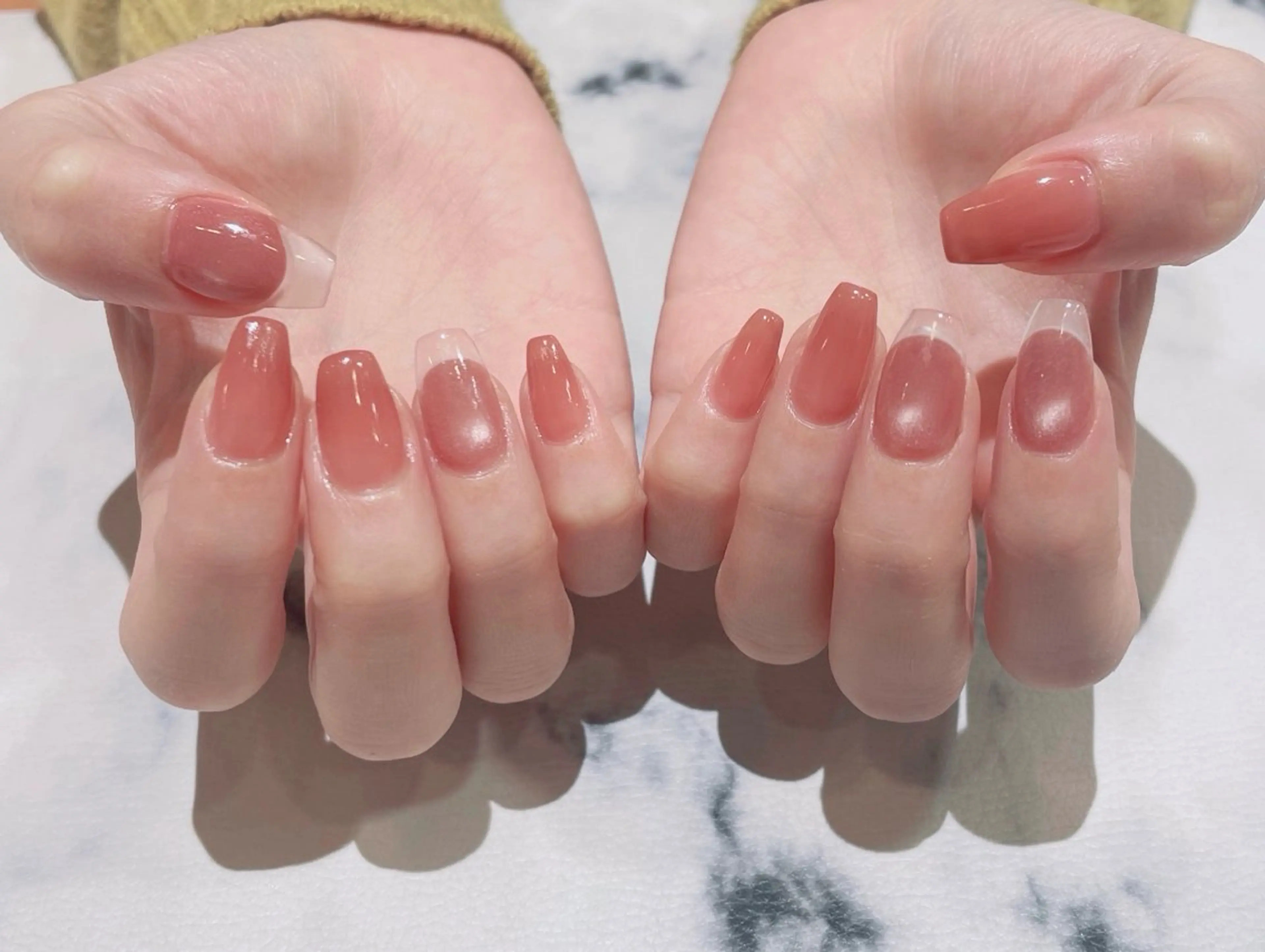 ネイル クリアネイル フレンチネイル ハンドネイル 奥田 加奈子のその他イメージ